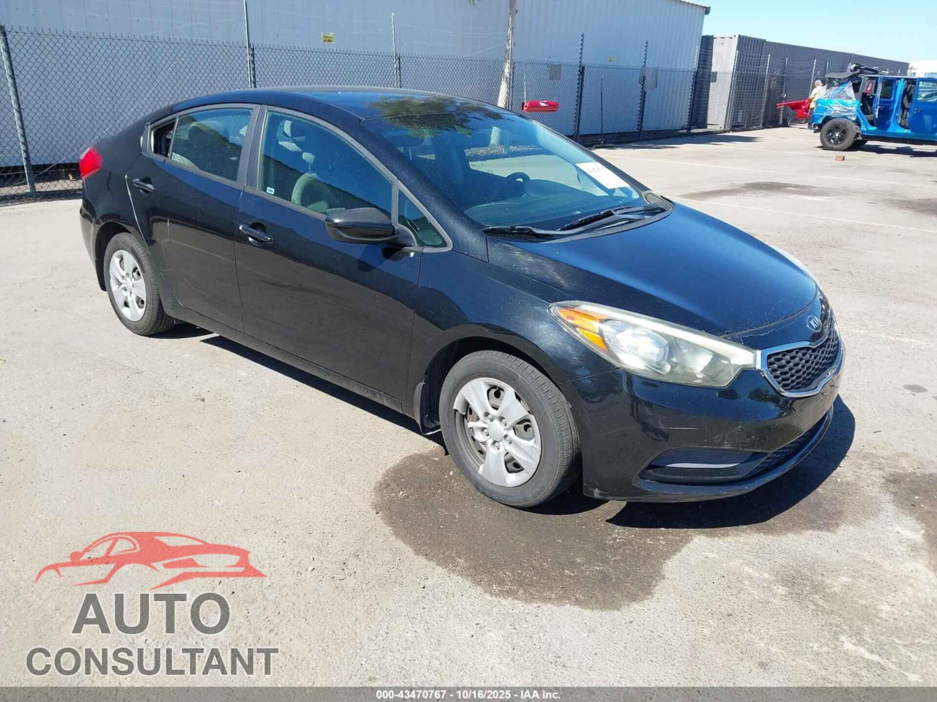 KIA FORTE 2014 - KNAFK4A65E5253563
