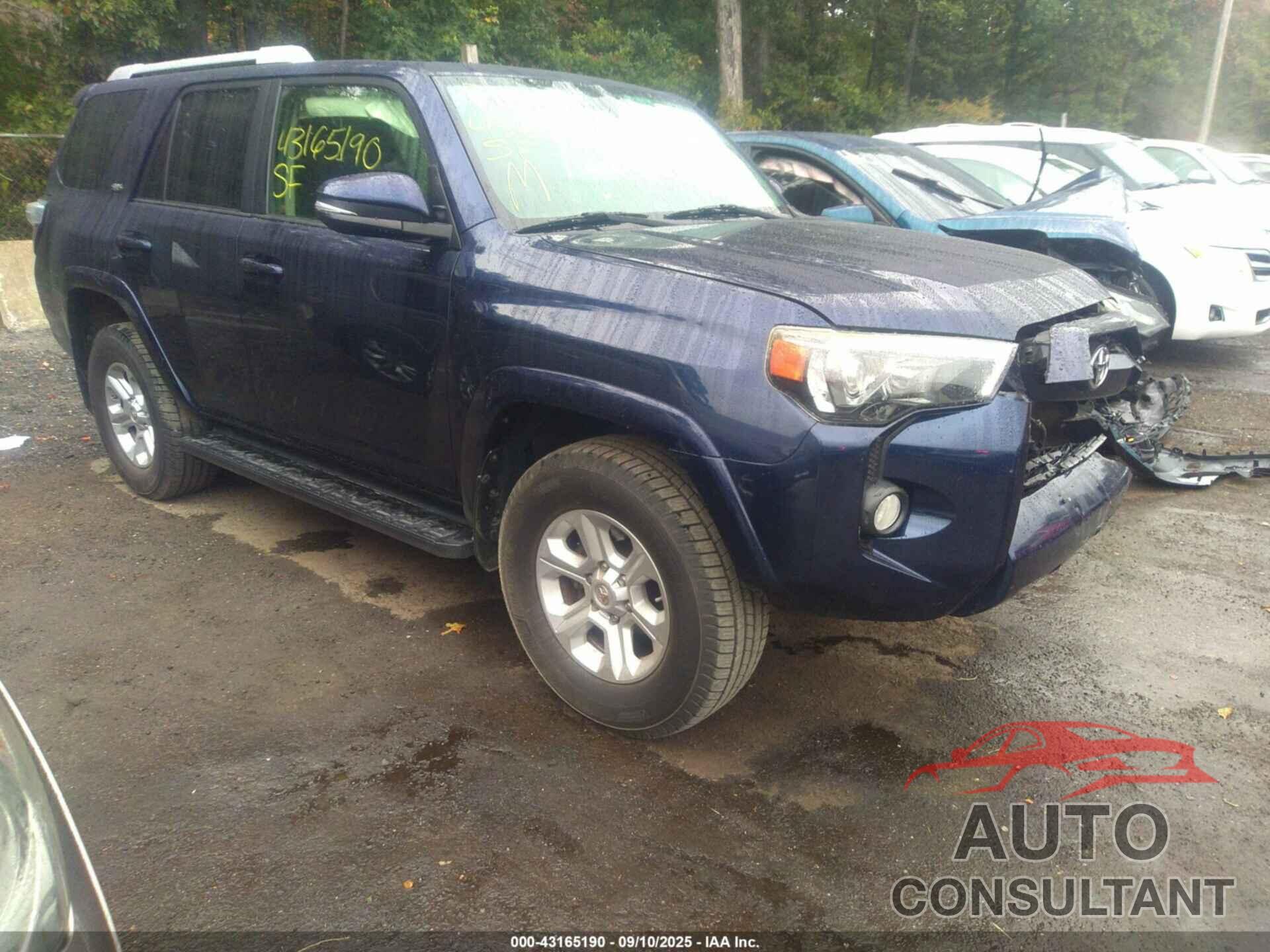 TOYOTA 4RUNNER 2016 - JTEBU5JR1G5392406