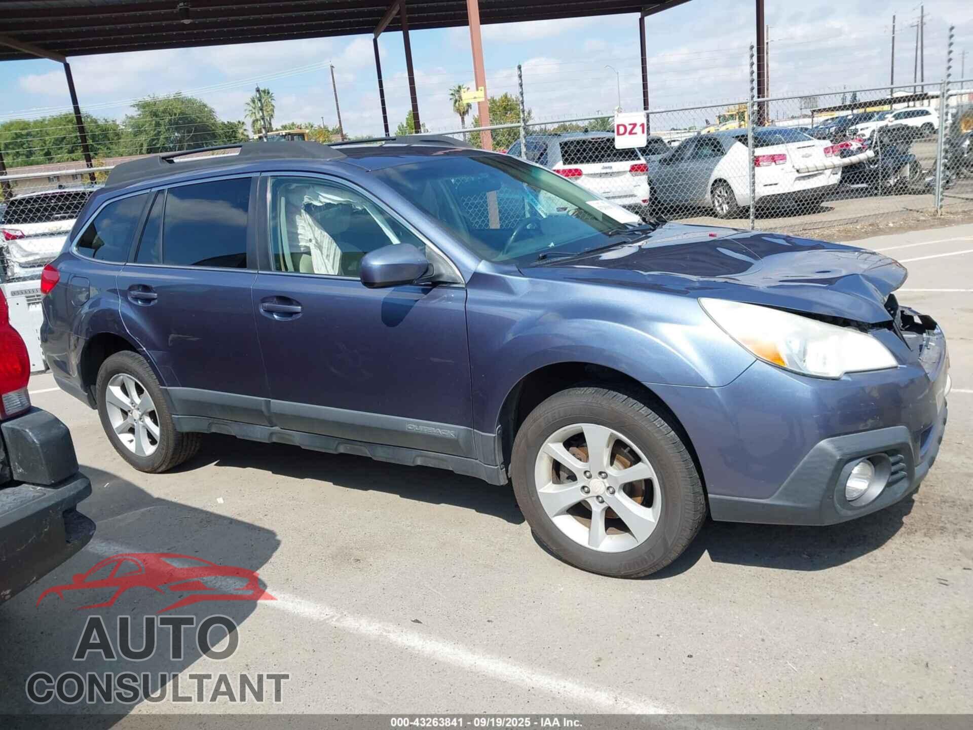 SUBARU OUTBACK 2014 - 4S4BRBCC5E3326653