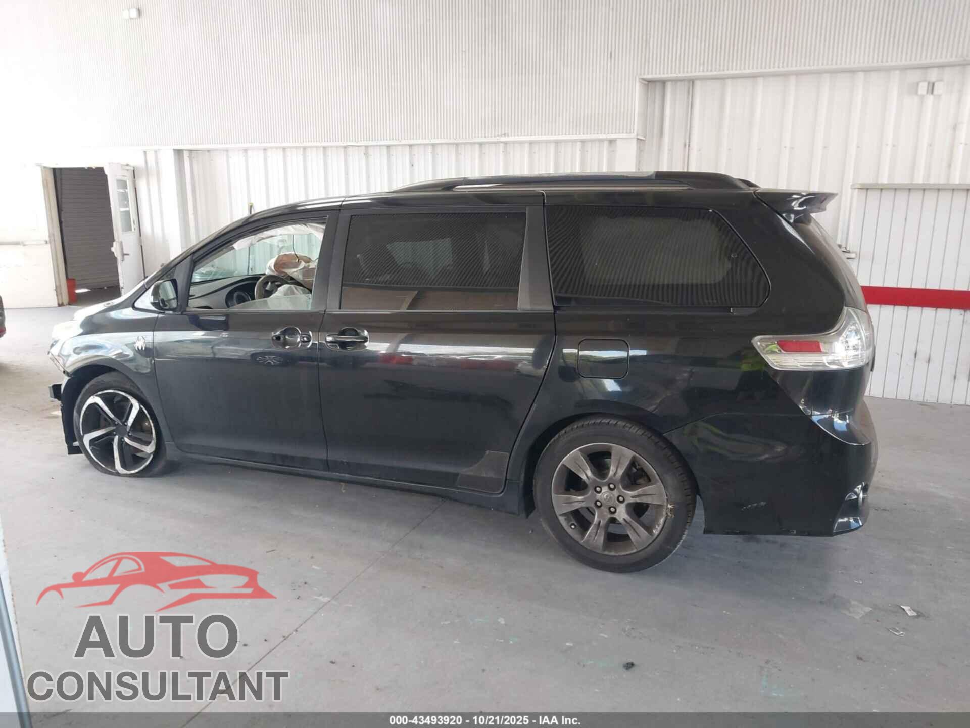 TOYOTA SIENNA 2012 - 5TDXK3DC8CS186645