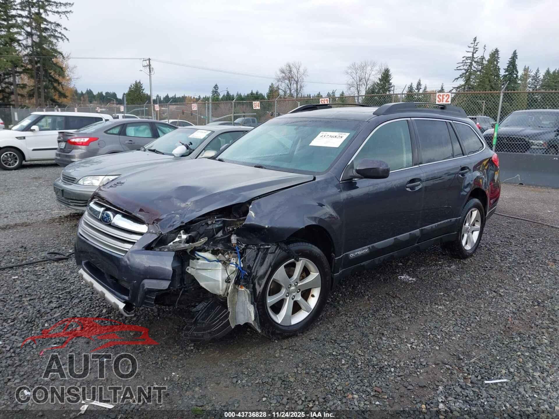 SUBARU OUTBACK 2013 - 4S4BRBKC0D3237721