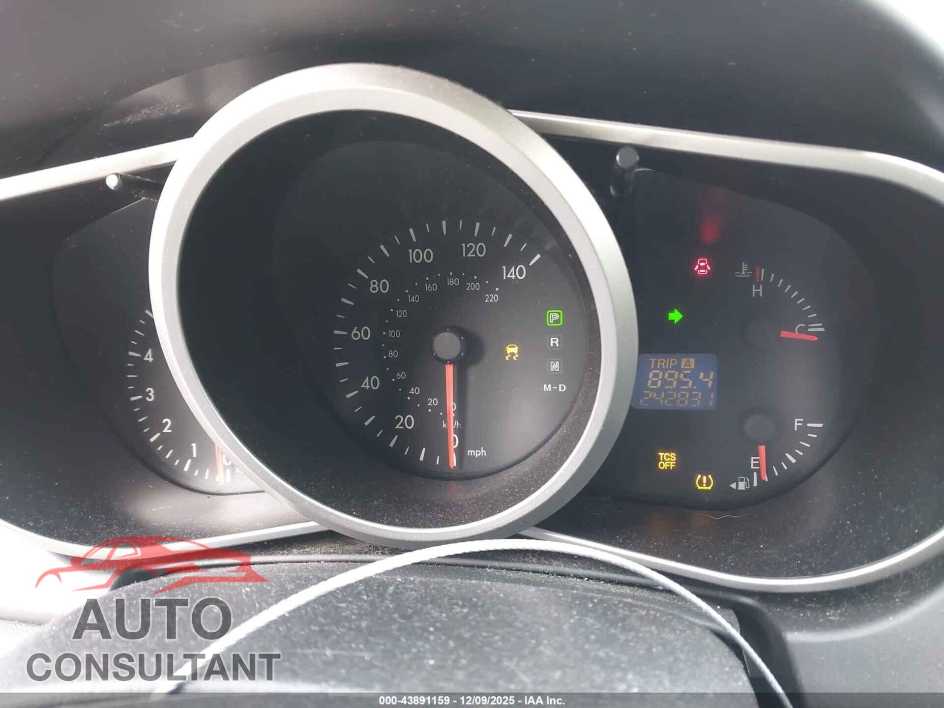 MAZDA CX-7 2011 - JM3ER2AM8B0394124