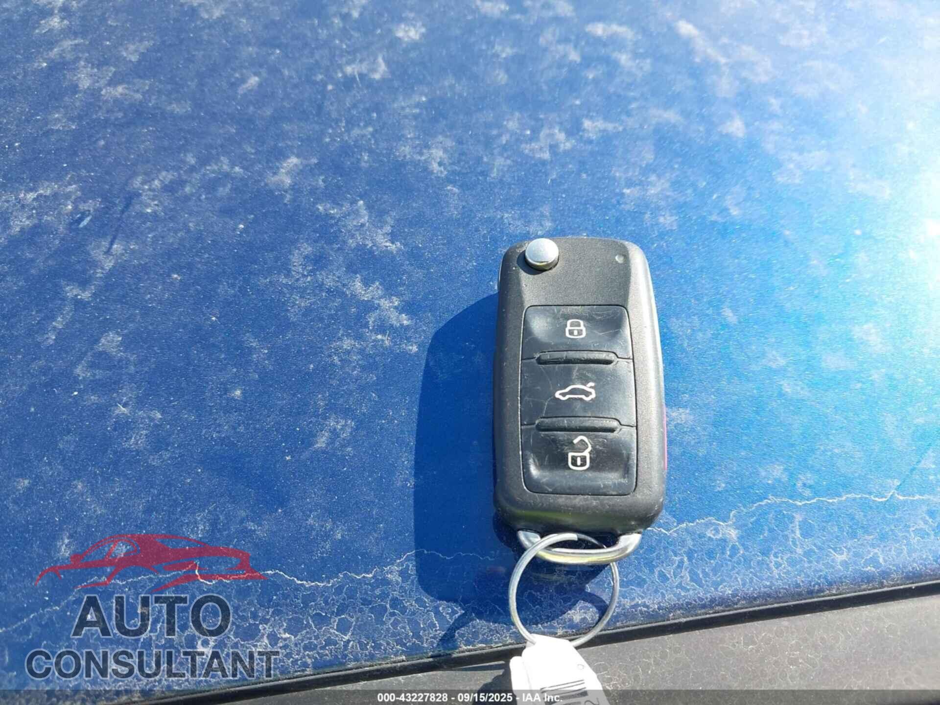 VOLKSWAGEN PASSAT 2013 - 1VWBN7A38DC089667