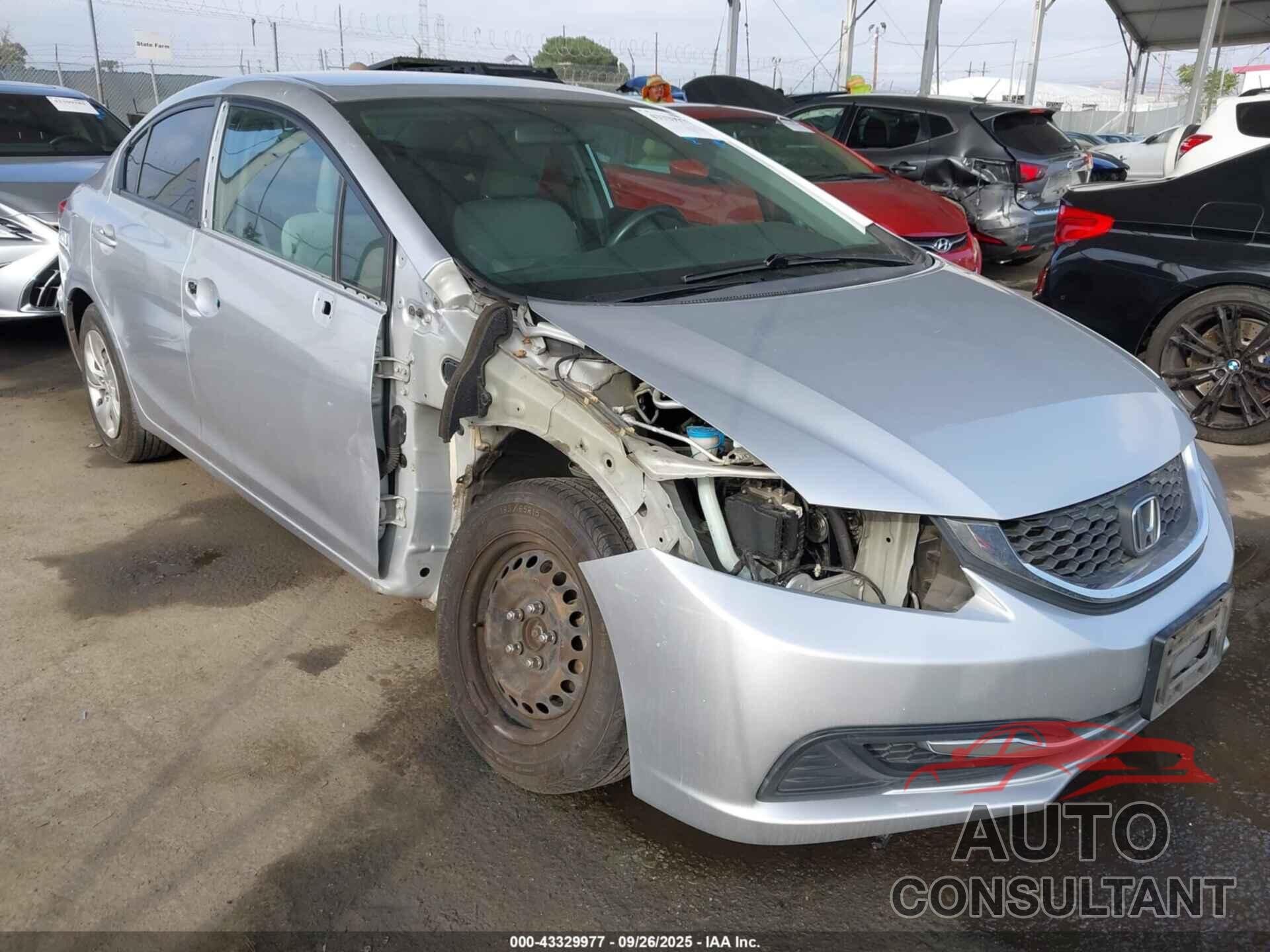 HONDA CIVIC 2014 - 19XFB2F54EE205726