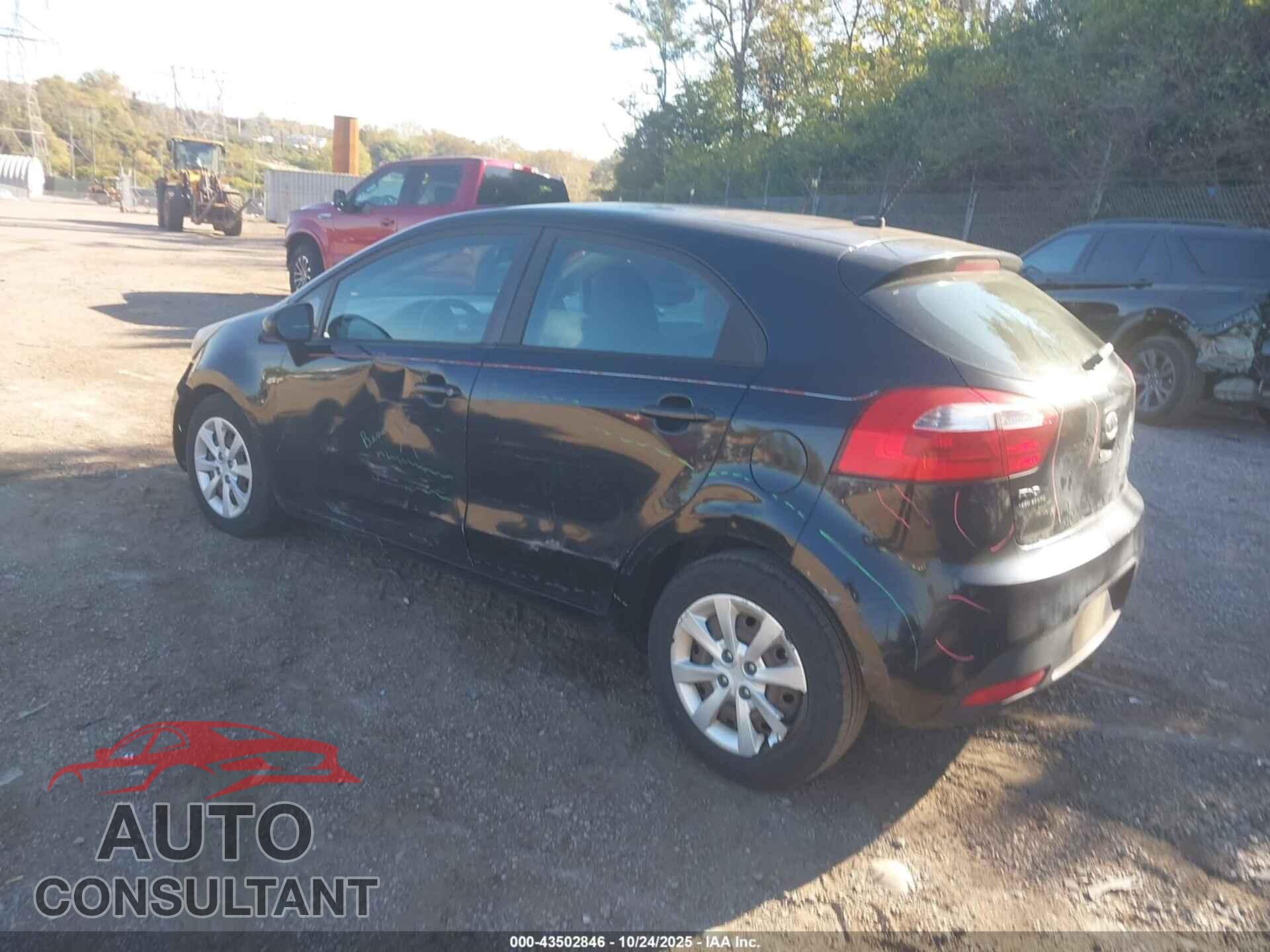 KIA RIO5 2012 - KNADM5A34C6079585