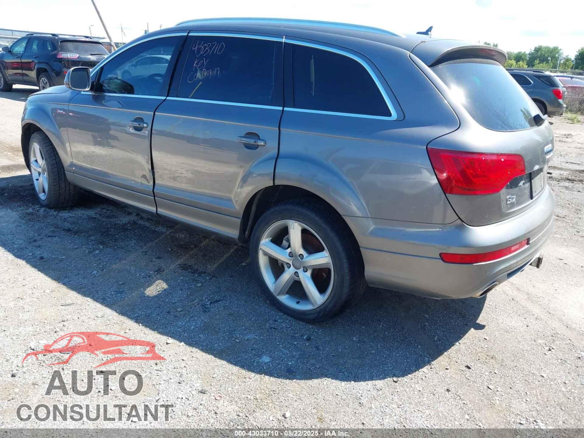 AUDI Q7 2012 - WA1DGAFEXCD009379
