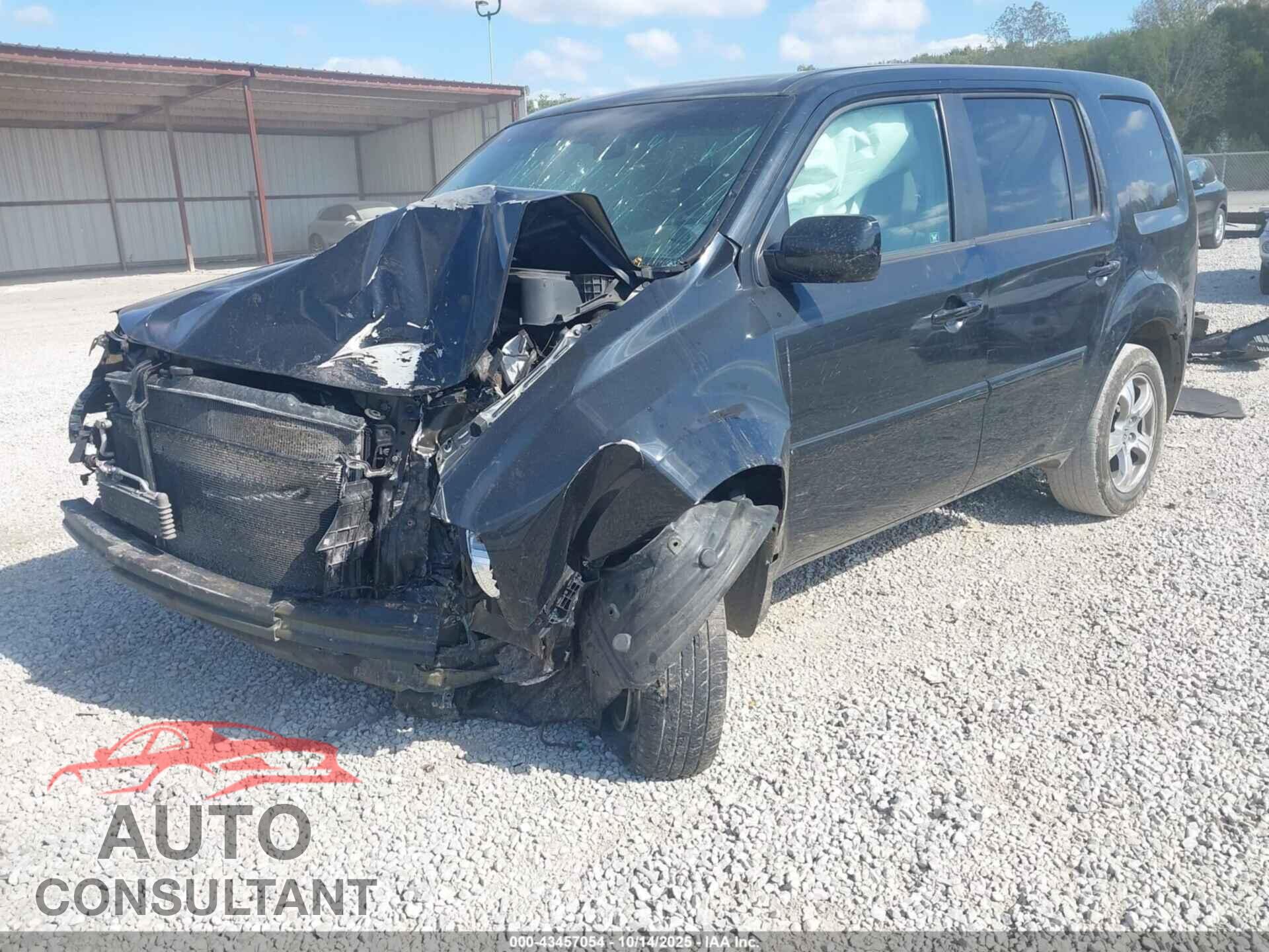 HONDA PILOT 2012 - 5FNYF4H46CB036152