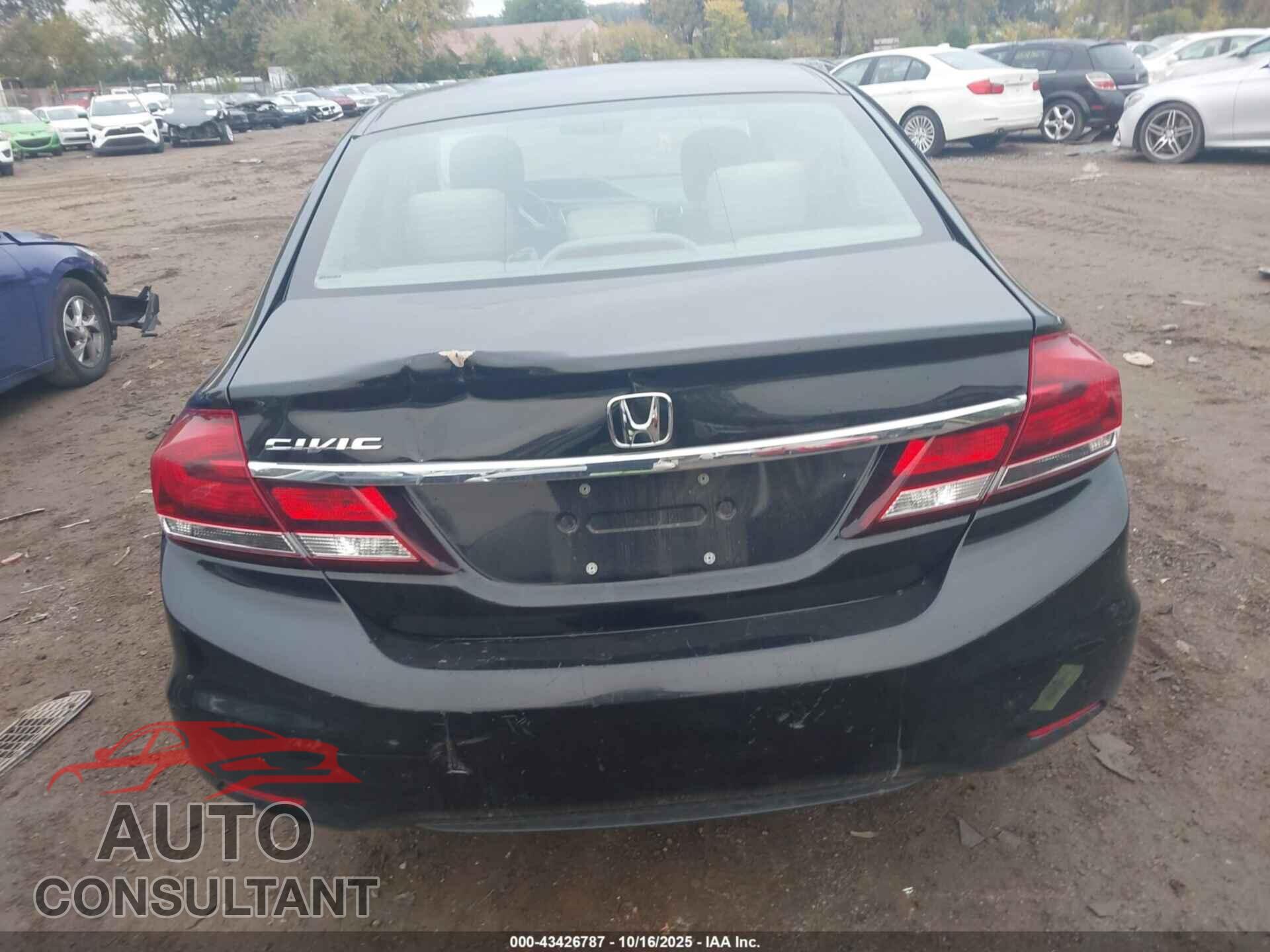 HONDA CIVIC 2013 - 19XFB2F58DE072905