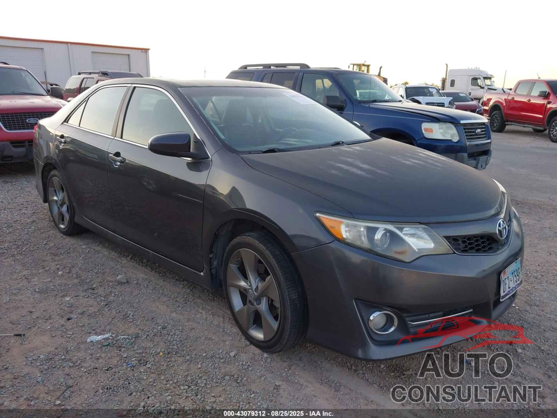 TOYOTA CAMRY 2012 - 4T1BK1FK4CU005678
