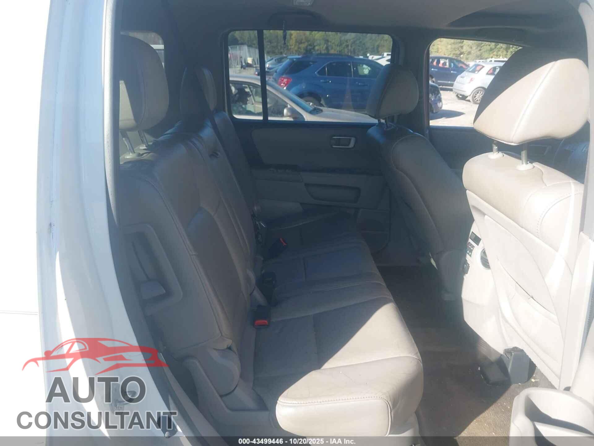 HONDA PILOT 2012 - 5FNYF3H77CB043146