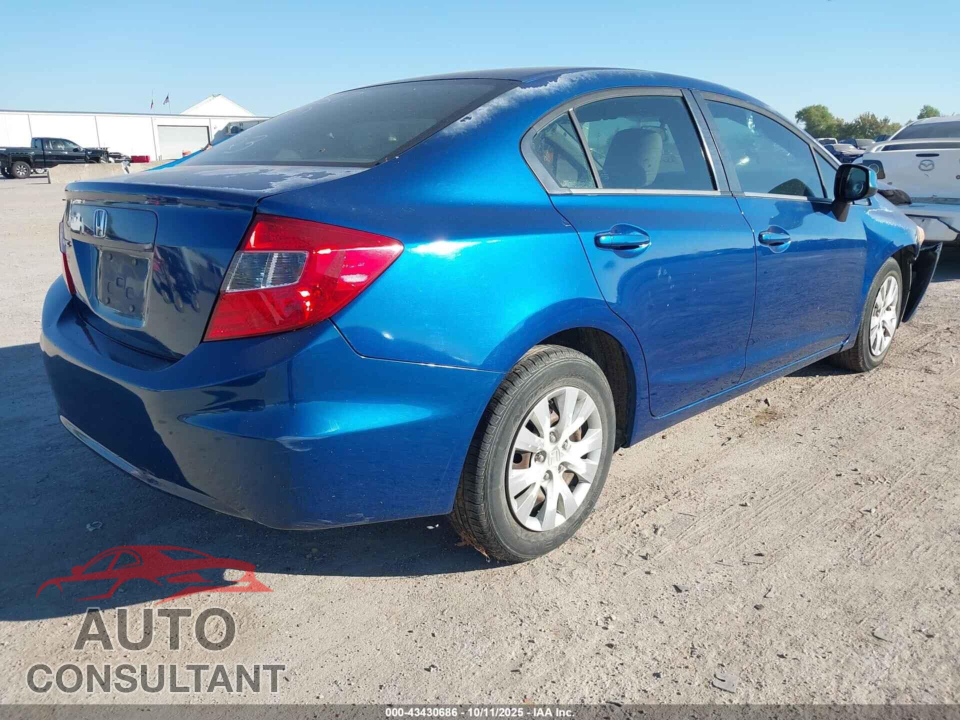 HONDA CIVIC 2012 - 2HGFB2F53CH513022