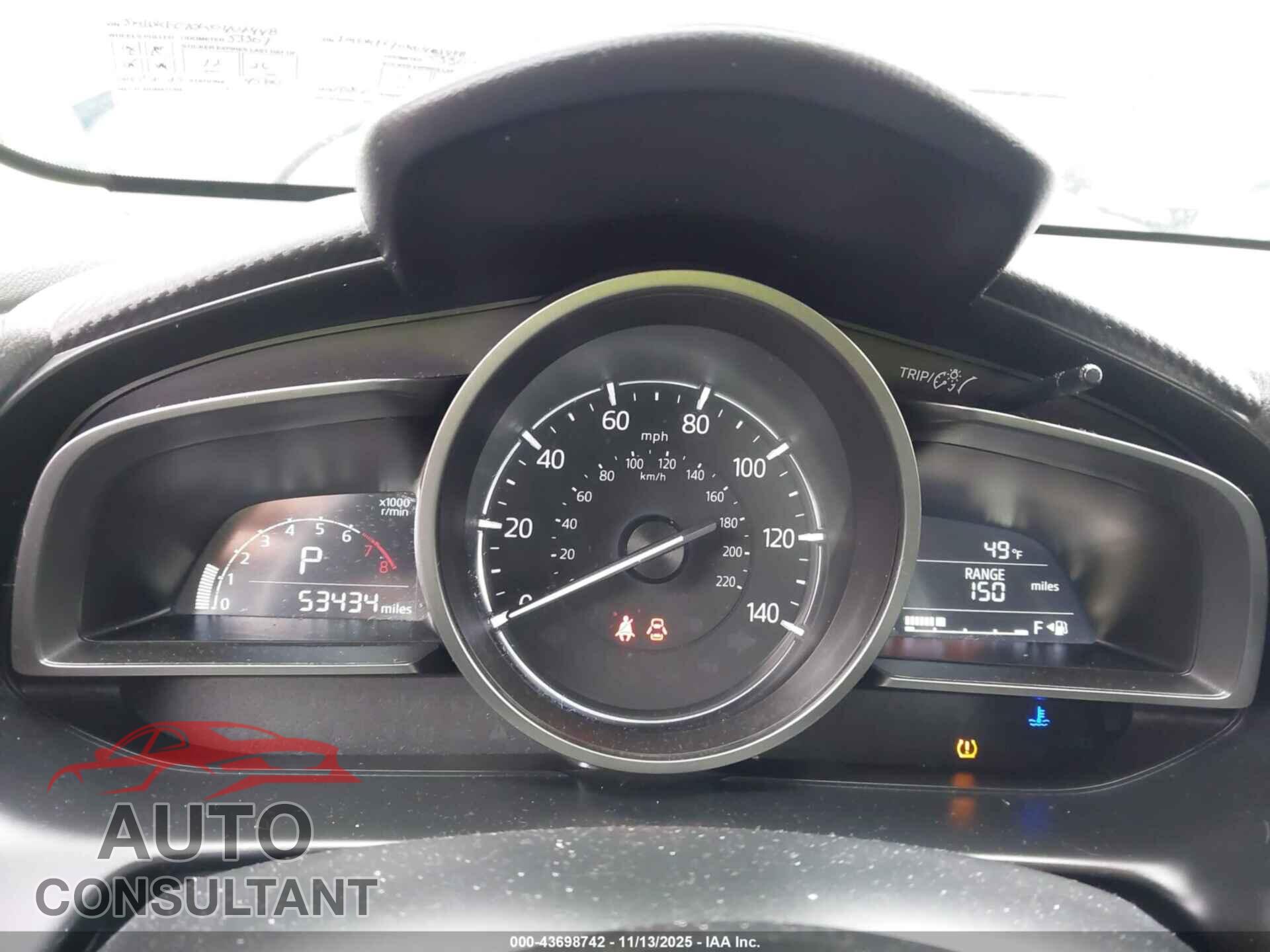 MAZDA CX-3 2019 - JM1DKFC70K0402448
