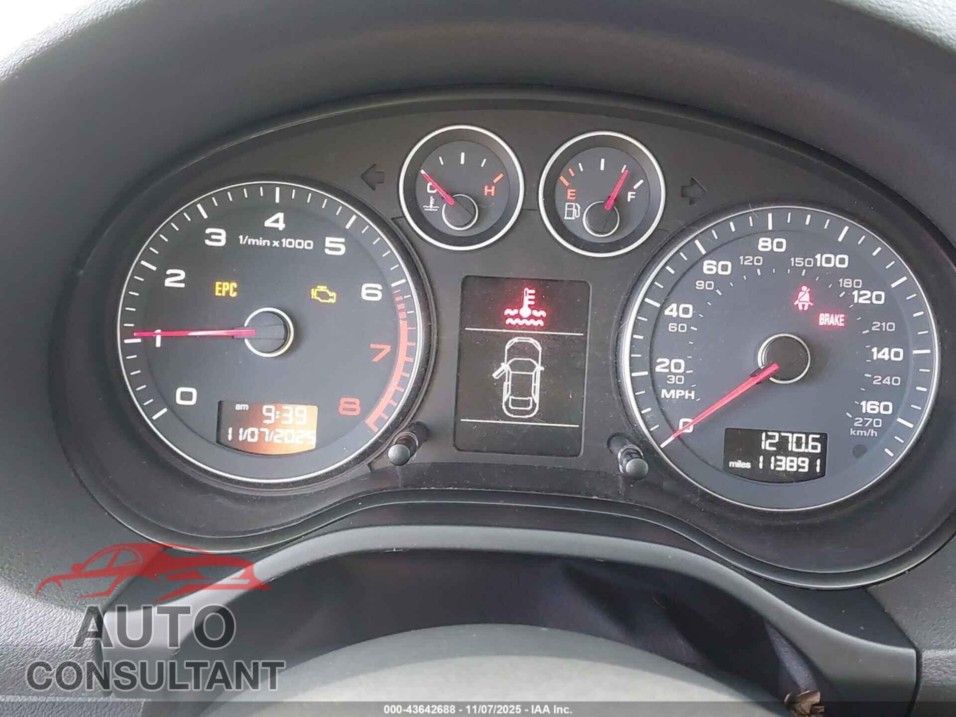AUDI A3 2011 - WAUFFAFM5BA015127