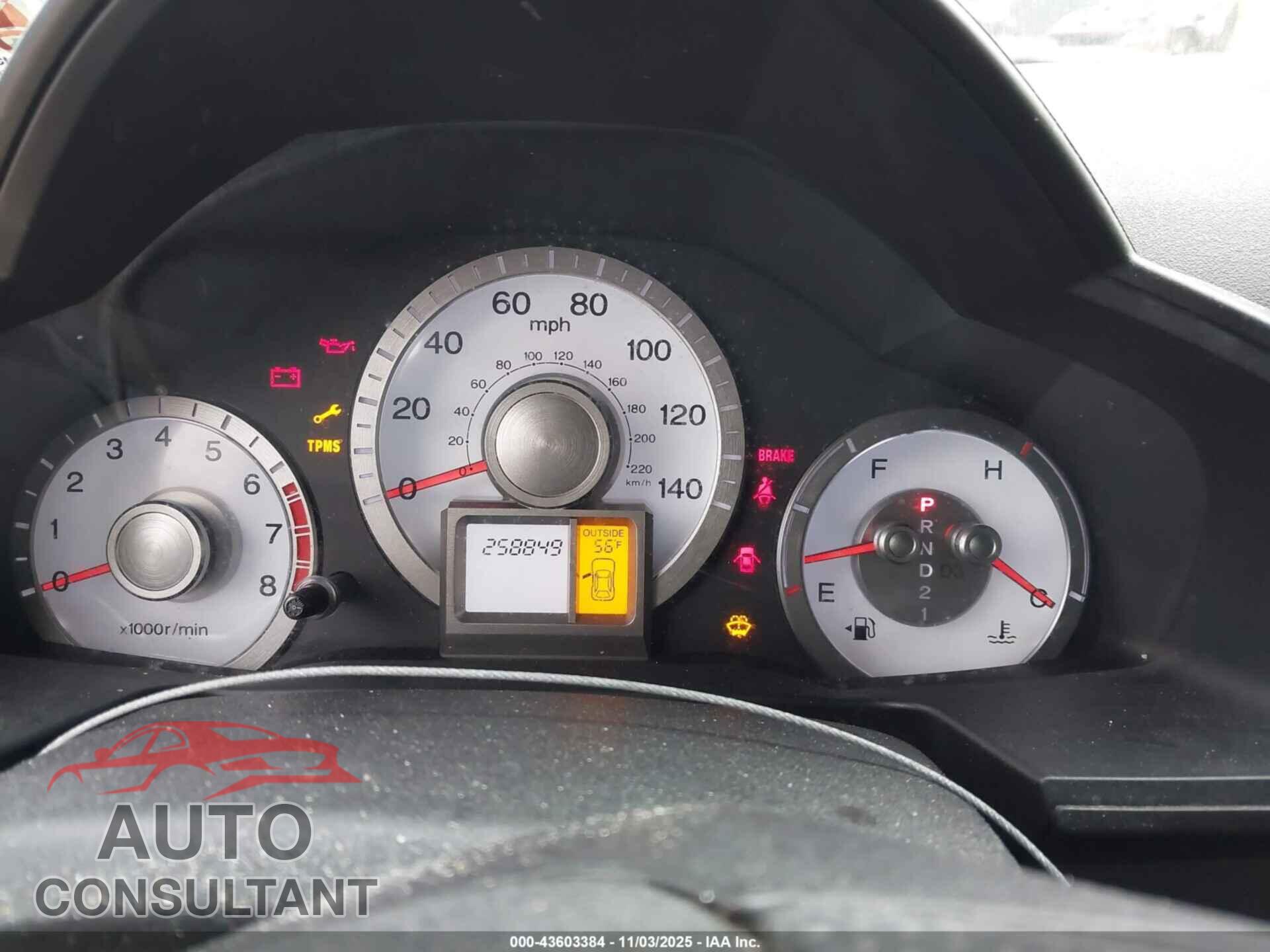 HONDA PILOT 2009 - 5FNYF48469B055437