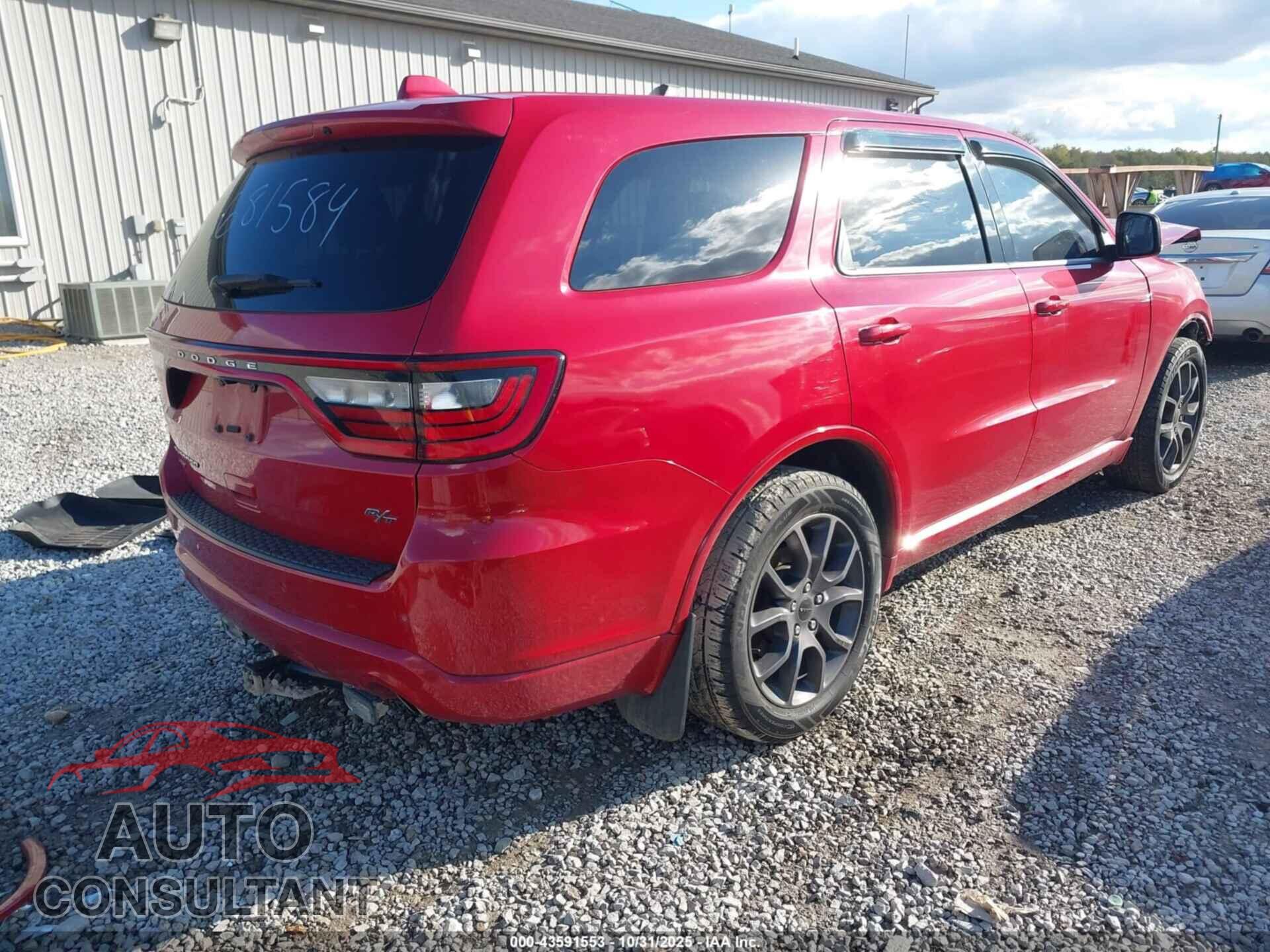 DODGE DURANGO 2017 - 1C4SDJCT9HC681584