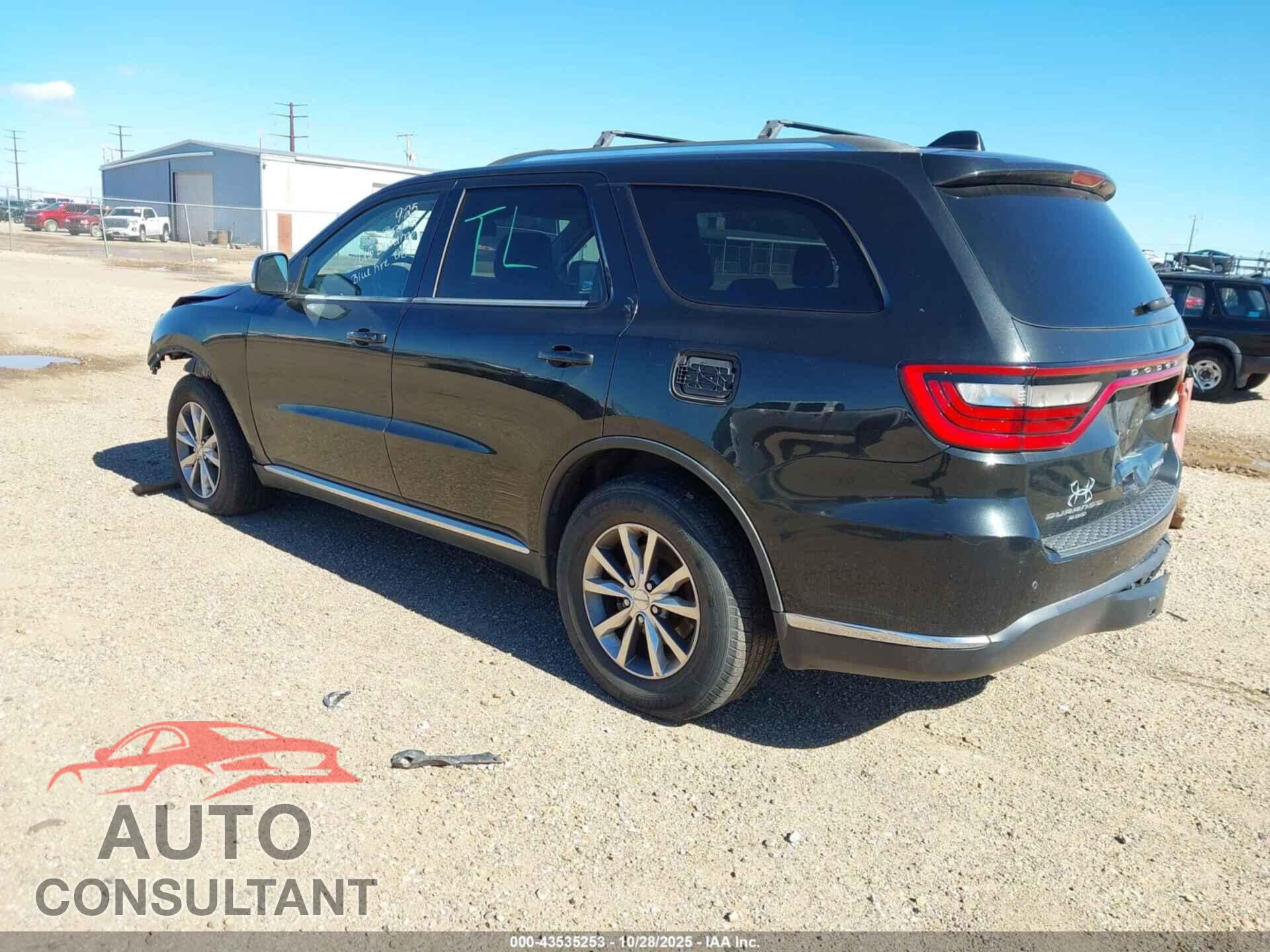 DODGE DURANGO 2015 - 1C4RDJDG1FC709598