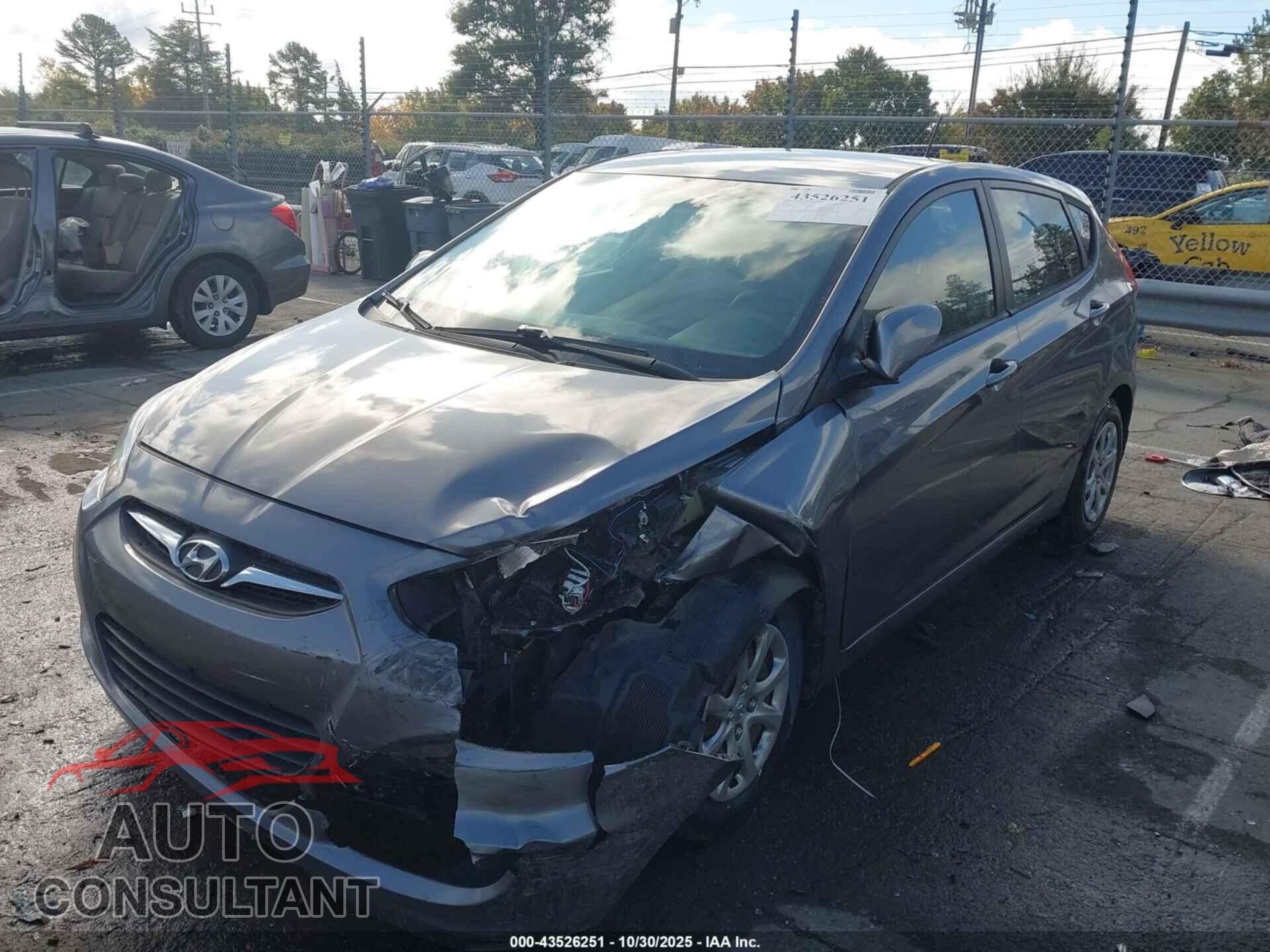 HYUNDAI ACCENT 2014 - KMHCT5AEXEU178389
