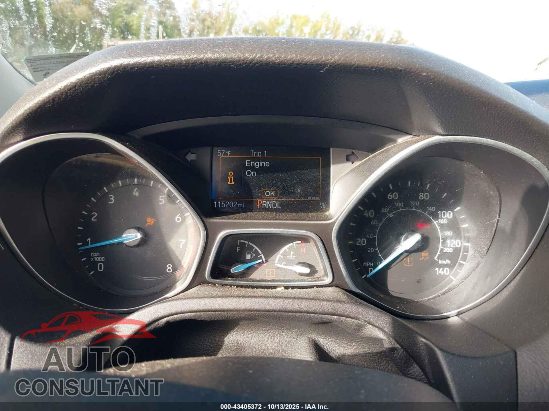 FORD FOCUS 2017 - 1FADP3F23HL249075