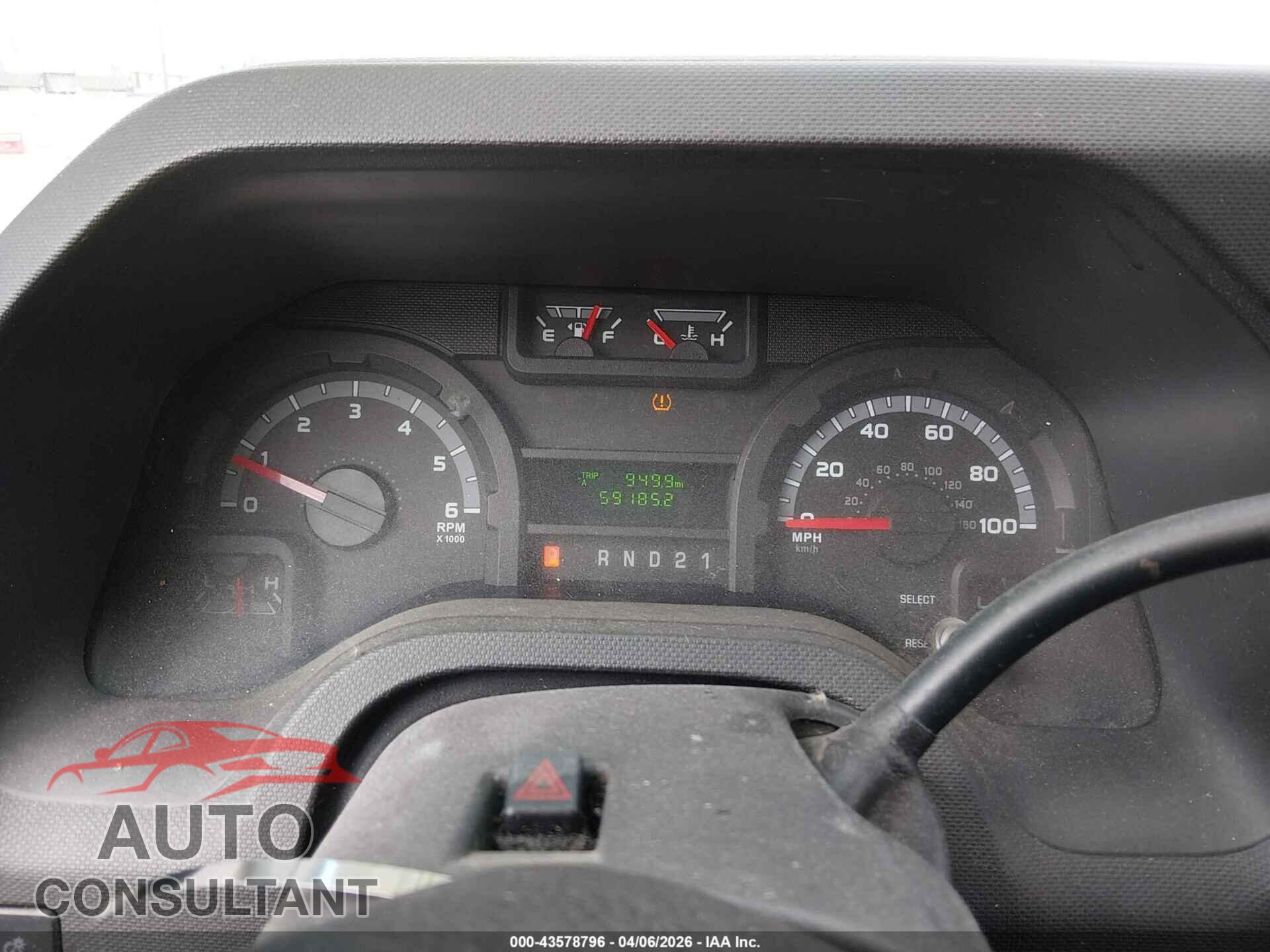 FORD E-150 2013 - 1FTNE1ELXDDB06289