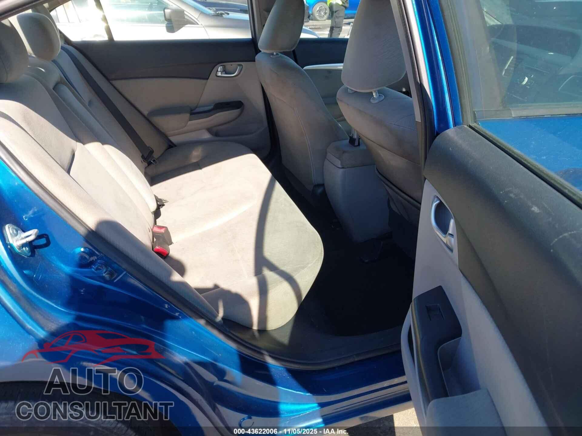 HONDA CIVIC 2013 - 19XFB2F86DE242530