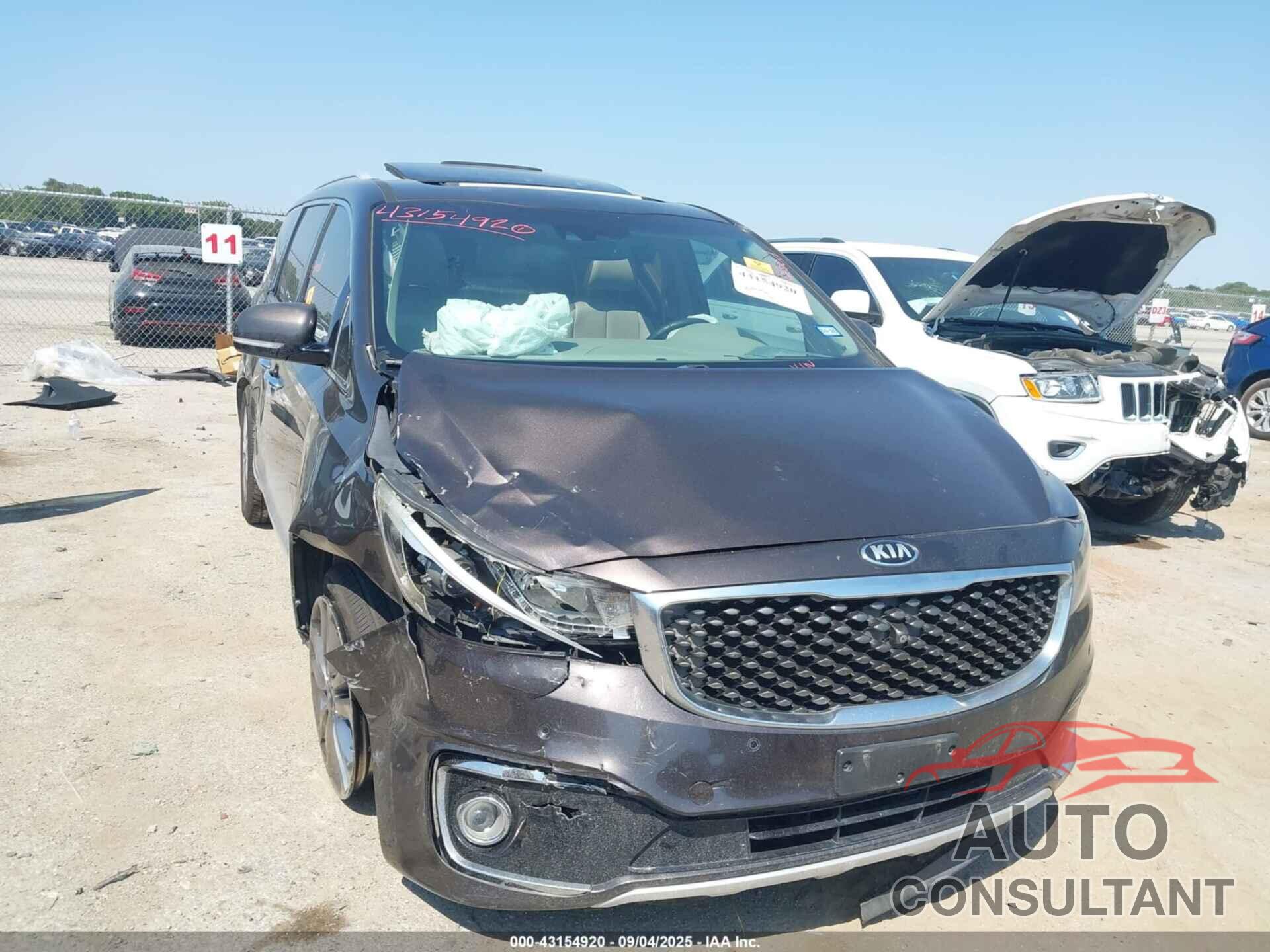 KIA SEDONA 2015 - KNDME5C18F6036478
