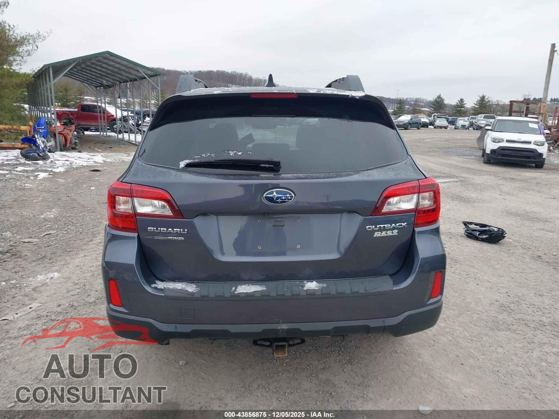 SUBARU OUTBACK 2016 - 4S4BSANC9G3246898