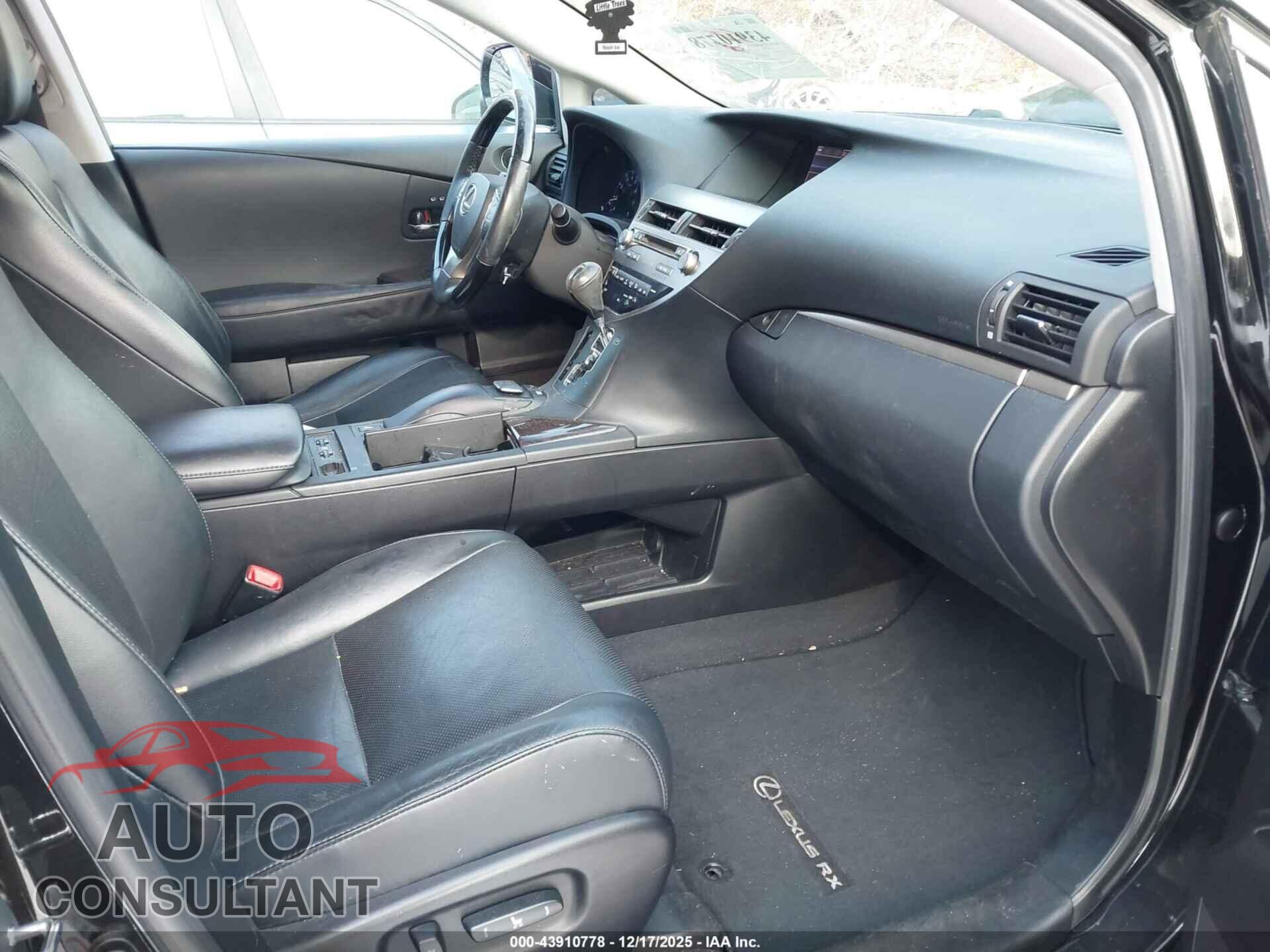 LEXUS RX 350 2013 - 2T2BK1BA2DC211237