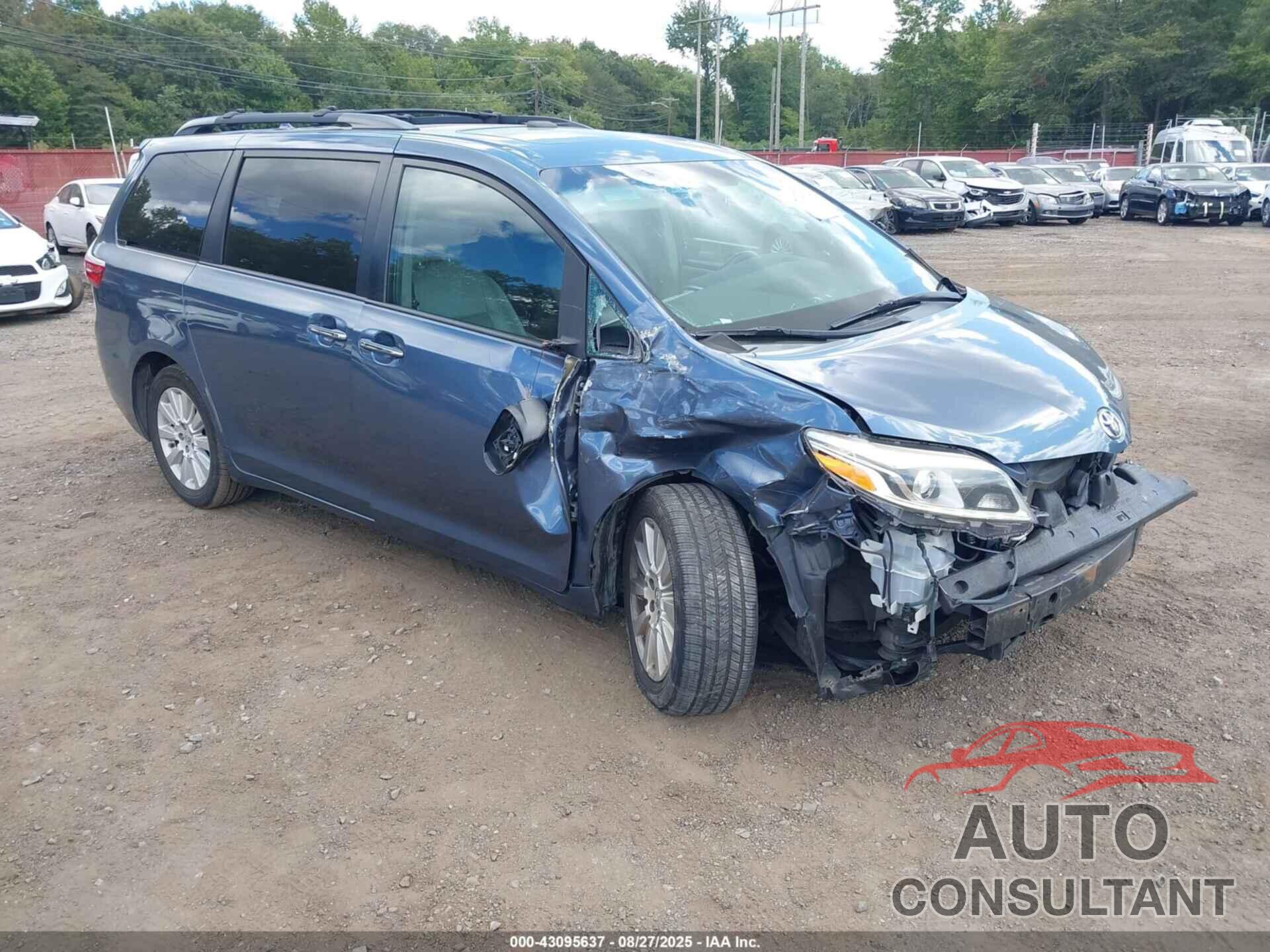 TOYOTA SIENNA 2015 - 5TDDK3DCXFS120752
