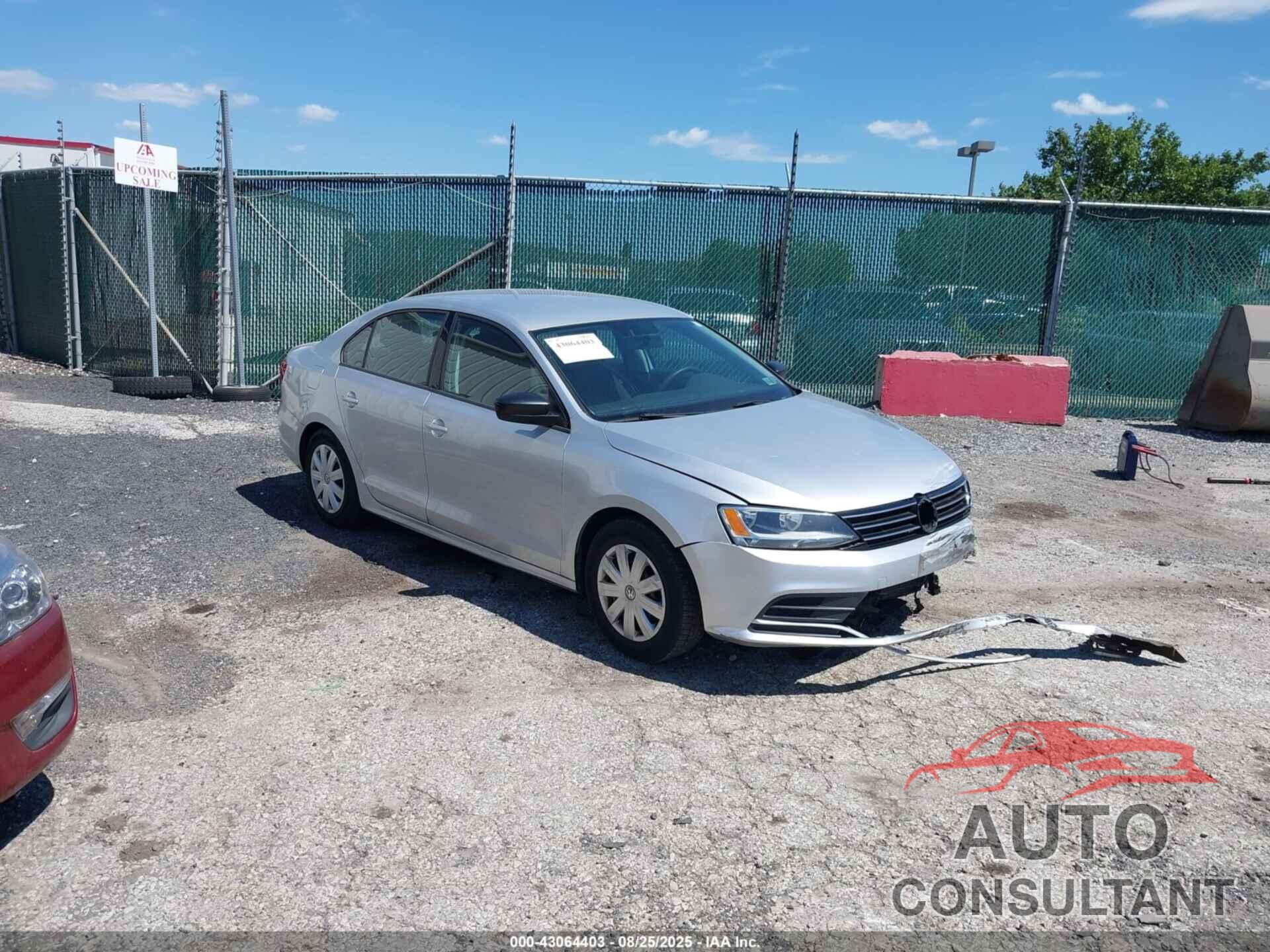 VOLKSWAGEN JETTA 2015 - 3VW2K7AJ9FM408583