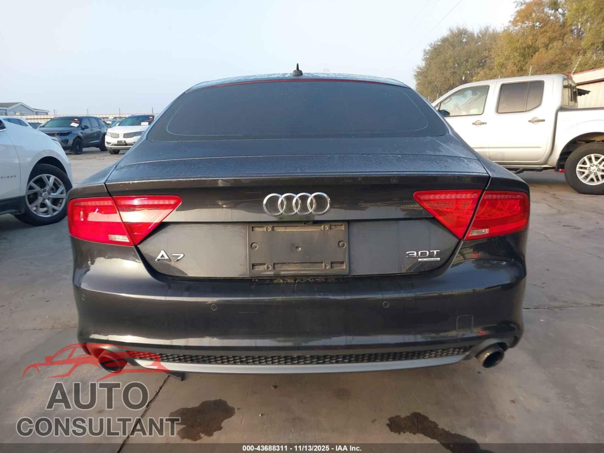 AUDI A7 2012 - WAU3GAFC5CN101409