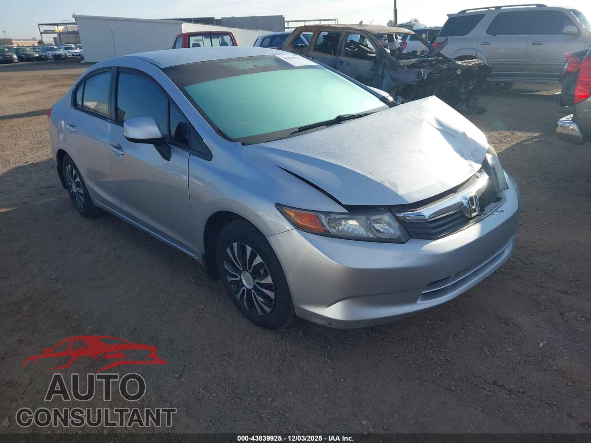HONDA CIVIC 2012 - 2HGFB2F5XCH585108