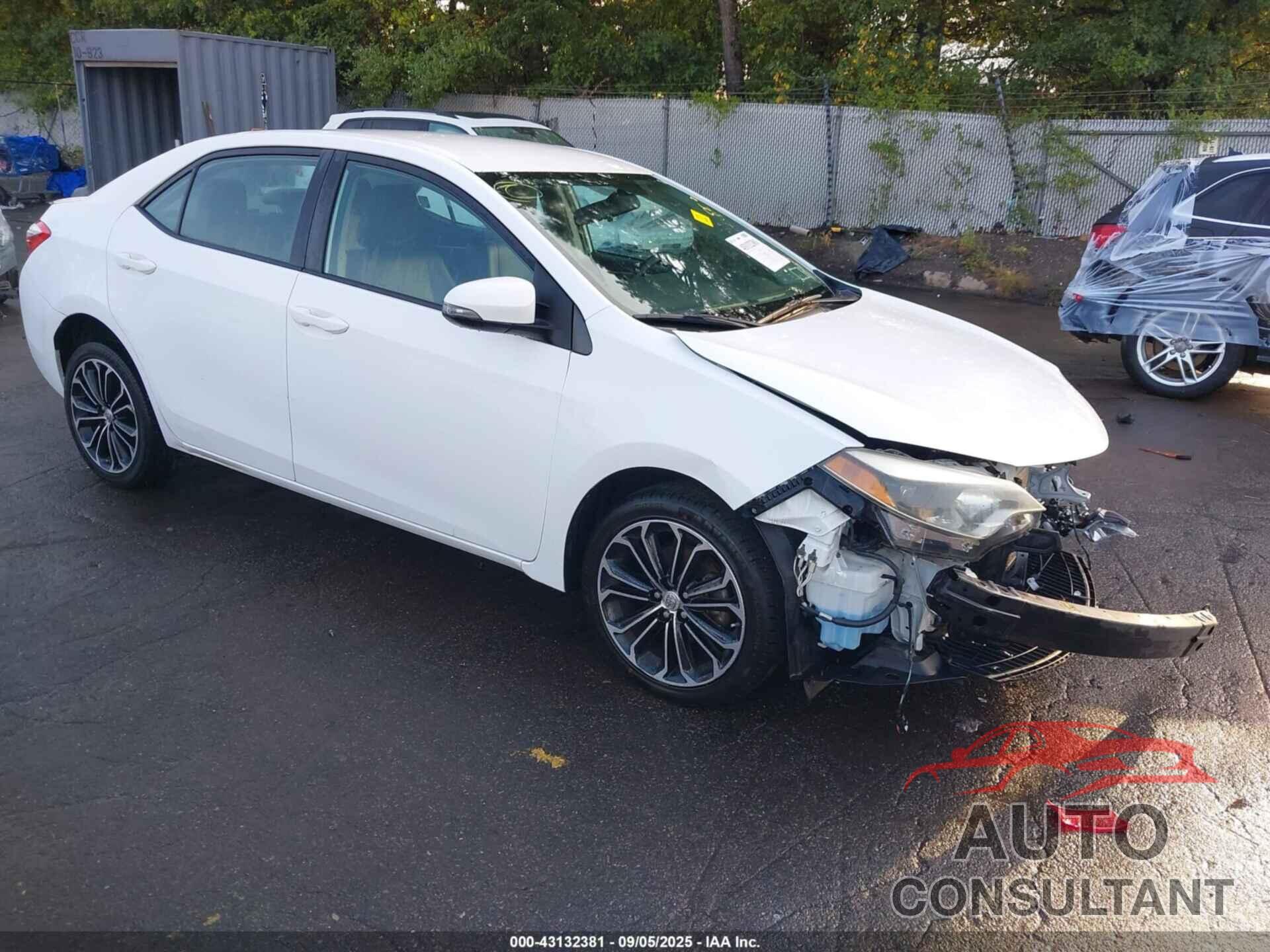 TOYOTA COROLLA 2015 - 2T1BURHE4FC400479