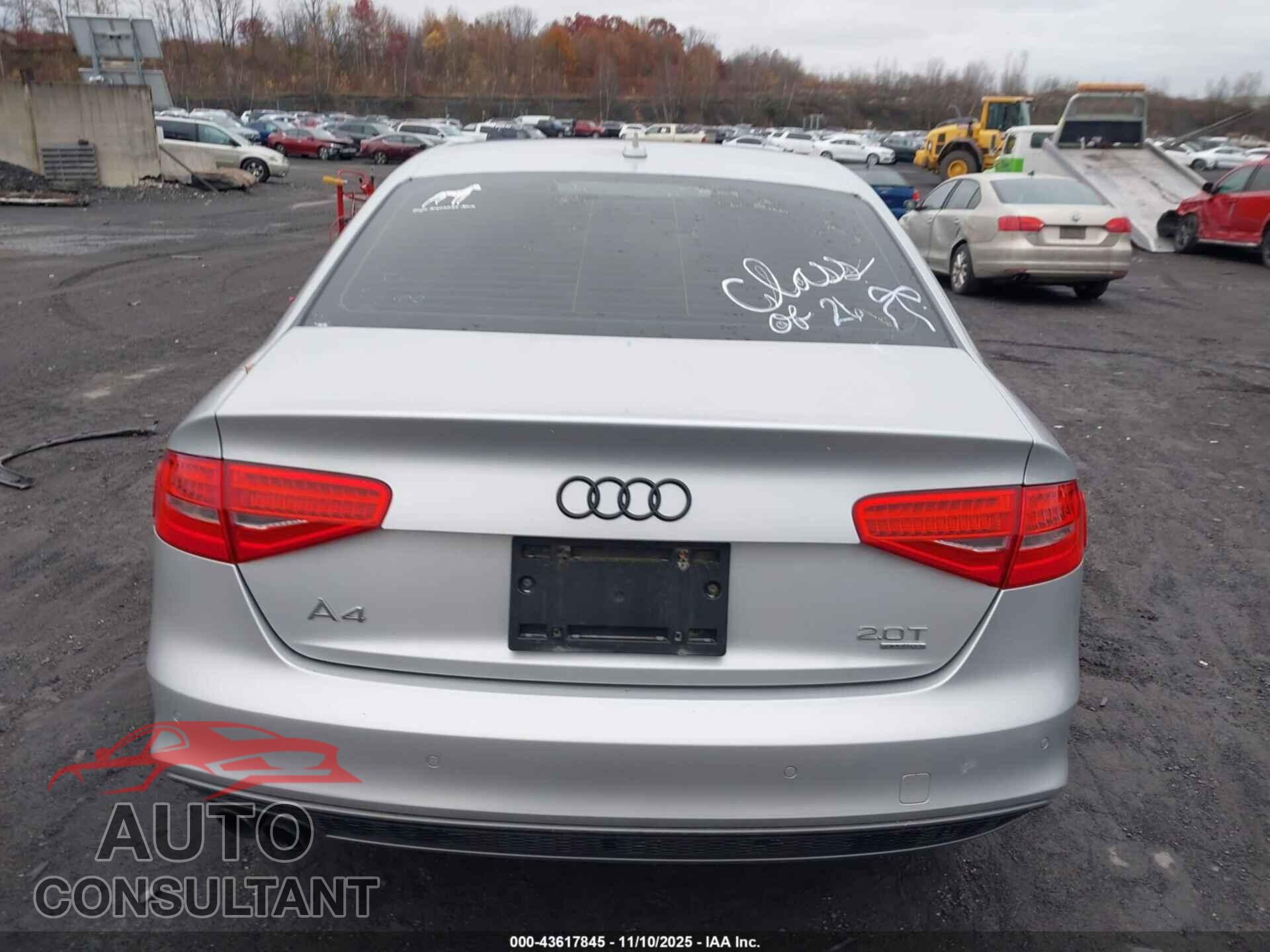 AUDI A4 2014 - WAUKFBFLXEA074660