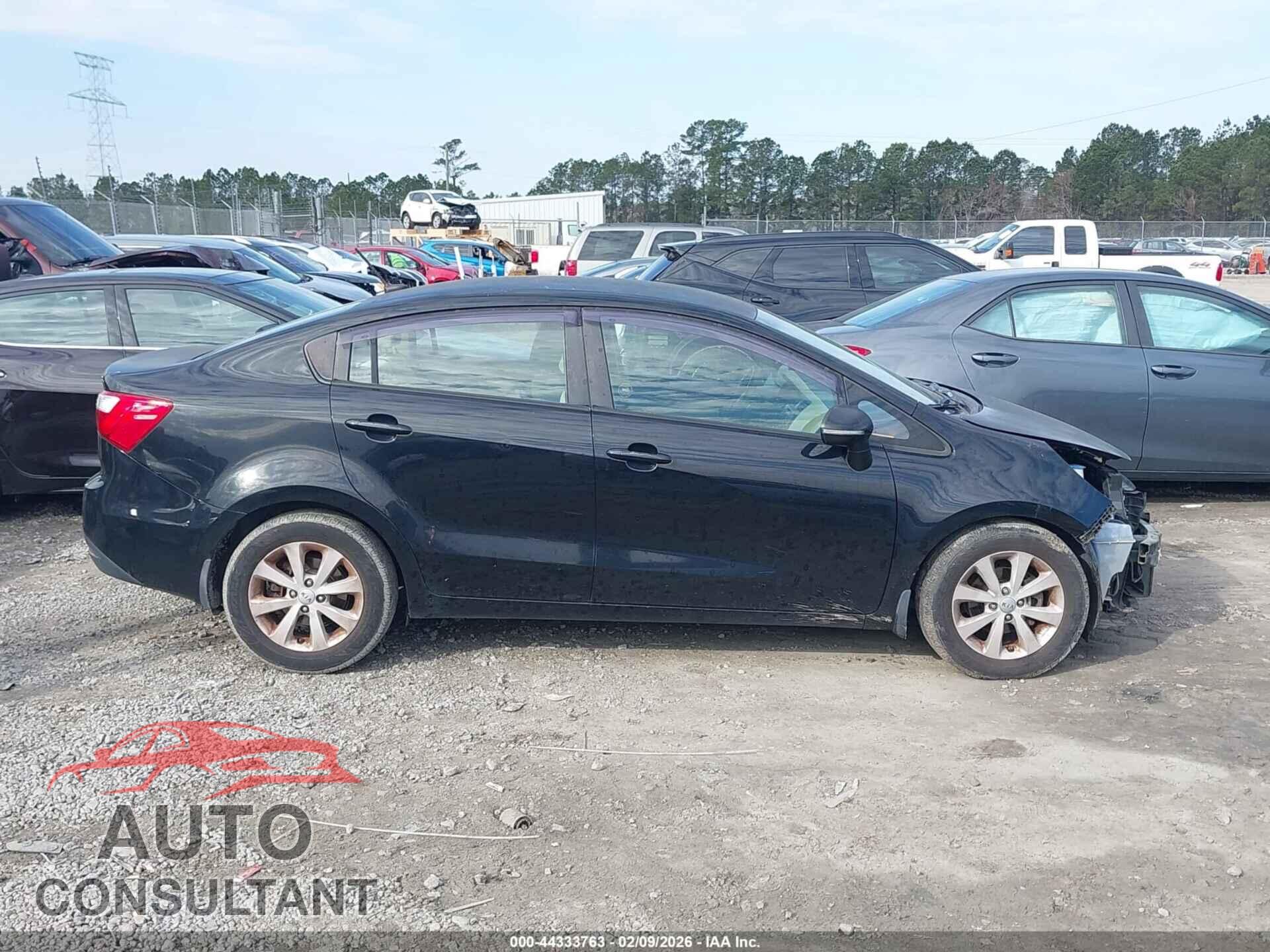 KIA RIO 2013 - KNADN4A31D6285603