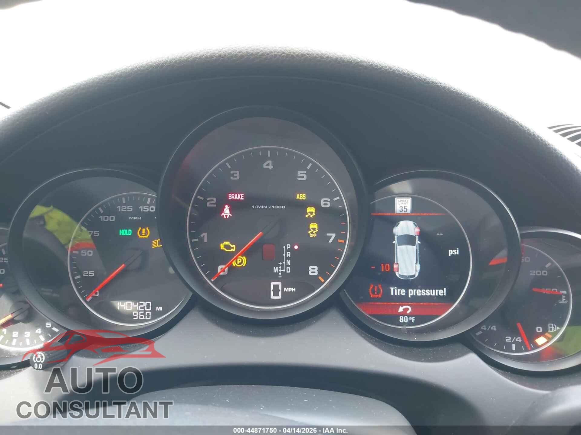 PORSCHE CAYENNE 2014 - WP1AA2A21ELA08092
