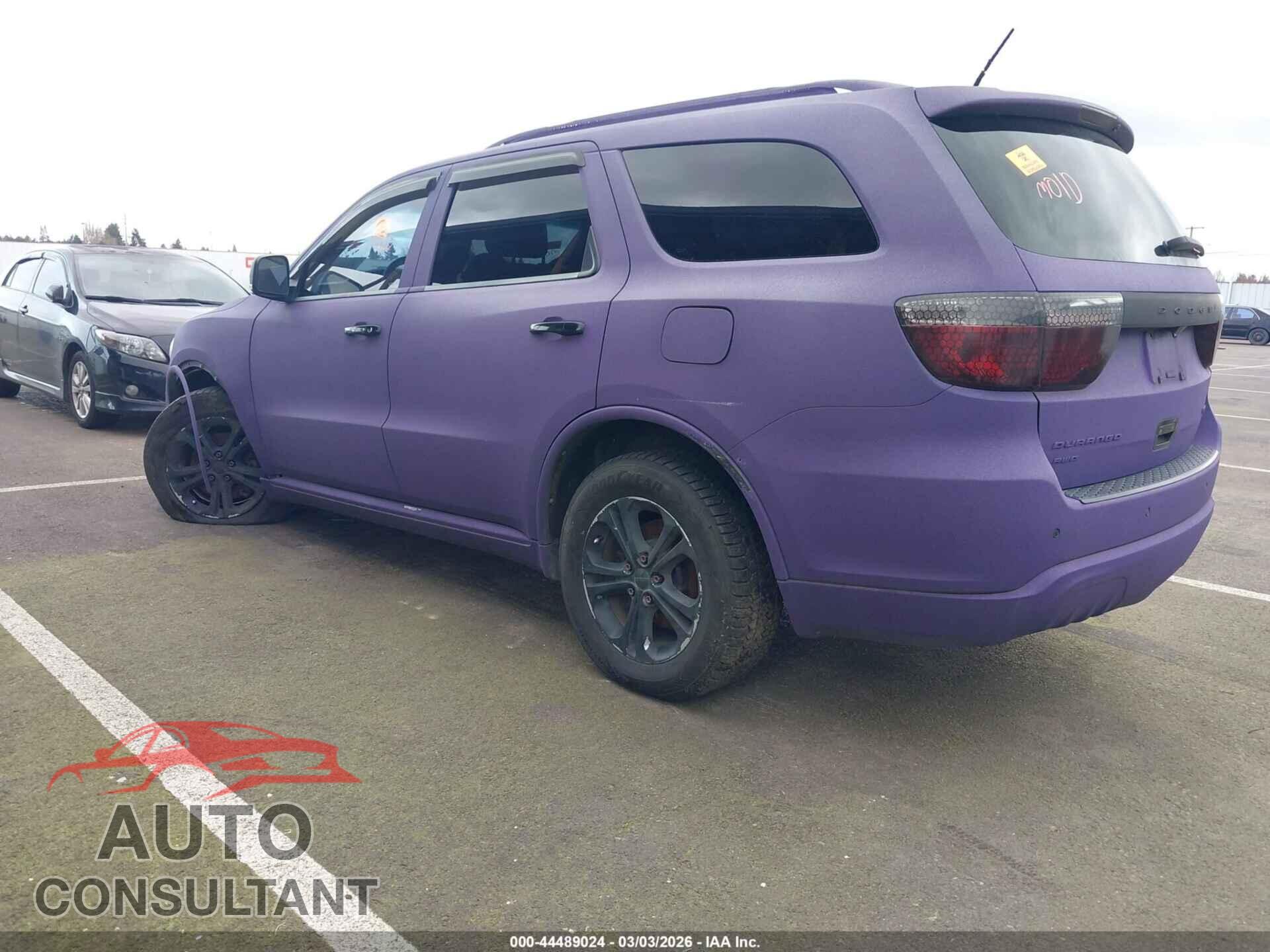 DODGE DURANGO 2012 - 1C4RDJDGXCC105656