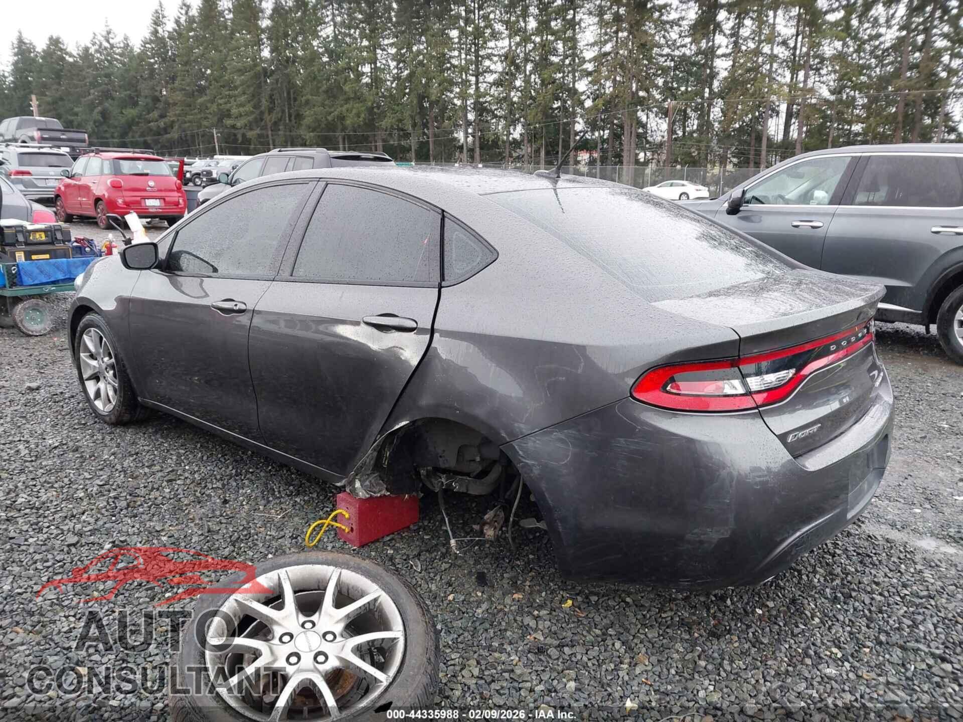 DODGE DART 2015 - 1C3CDFBB1FD173566