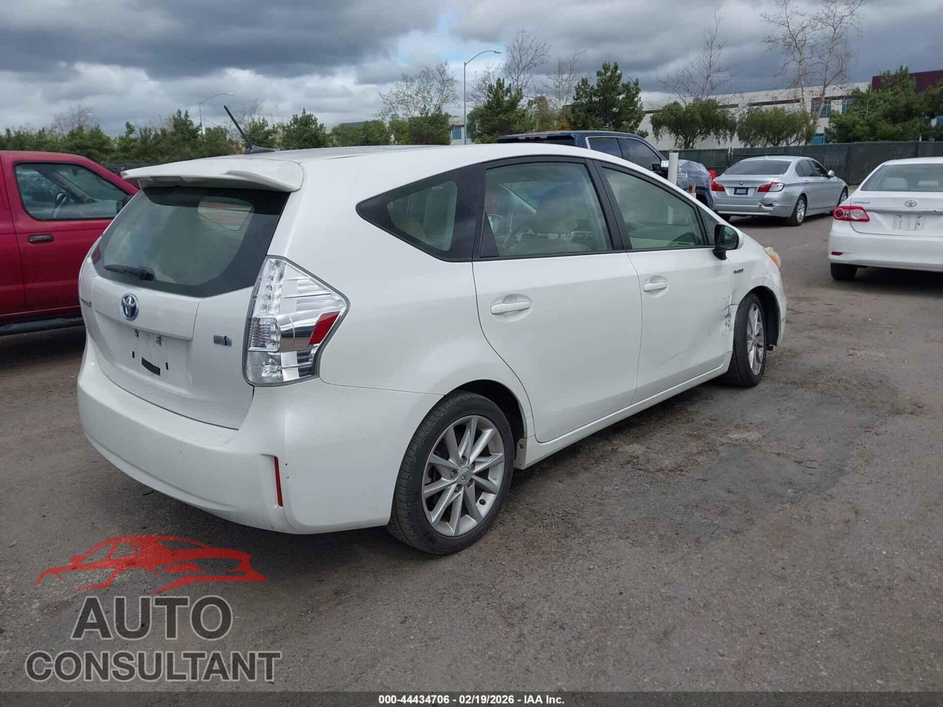 TOYOTA PRIUS V 2012 - JTDZN3EU3C3153657