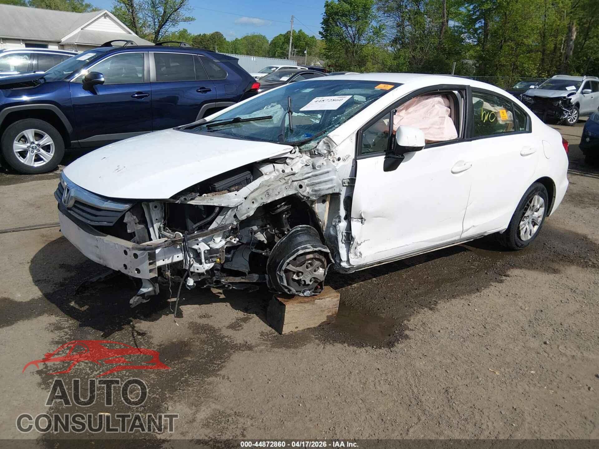 HONDA CIVIC 2012 - 19XFB2F59CE384729
