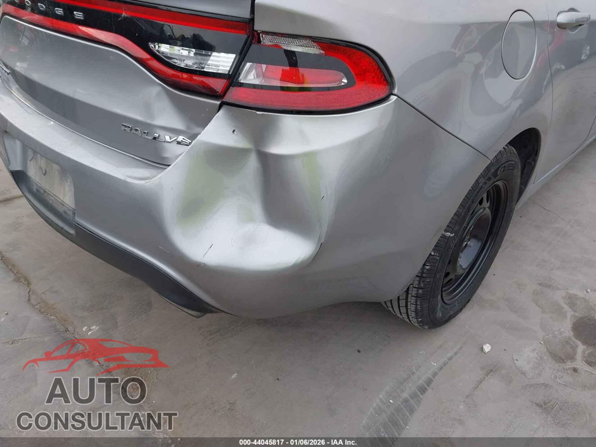 DODGE DART 2015 - 1C3CDFBB3FD433434