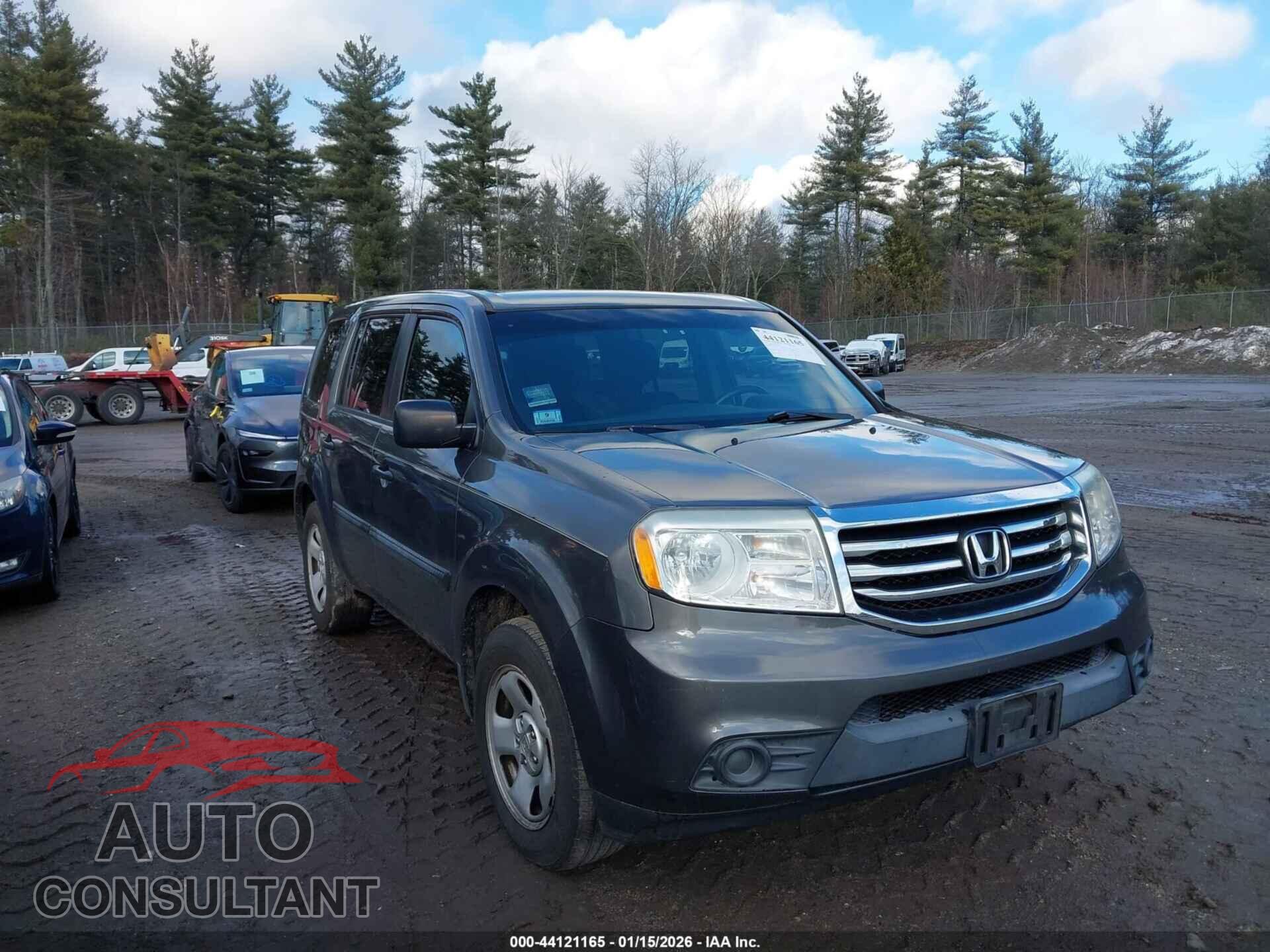 HONDA PILOT 2012 - 5FNYF4H23CB036737