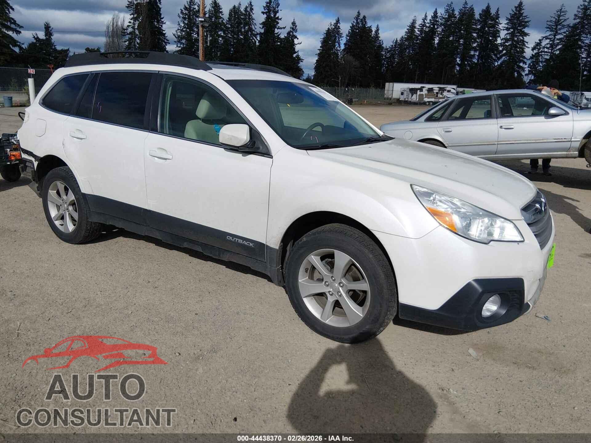SUBARU OUTBACK 2013 - 4S4BRBPC8D3289851