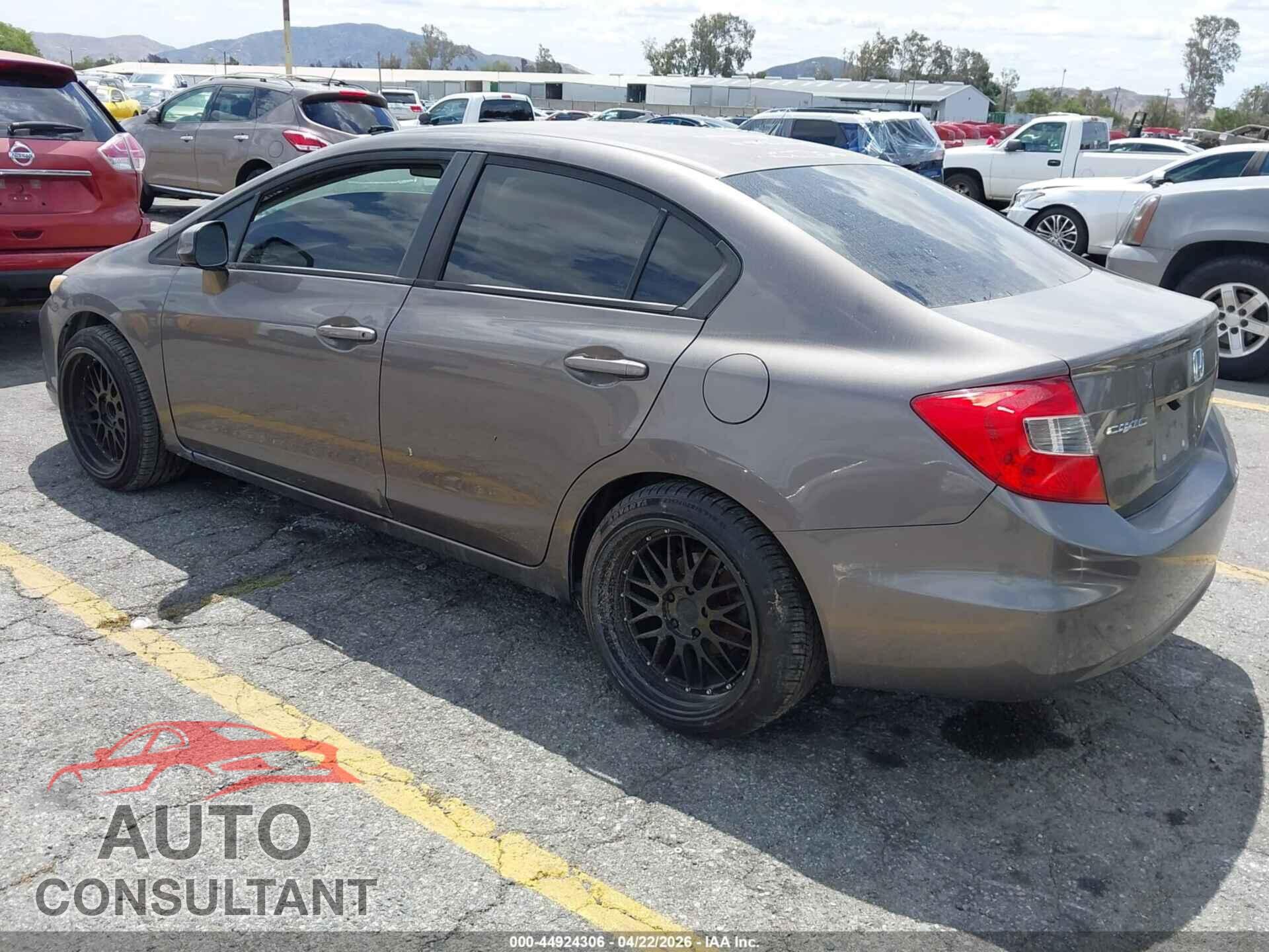 HONDA CIVIC 2012 - 19XFB2F88CE307103