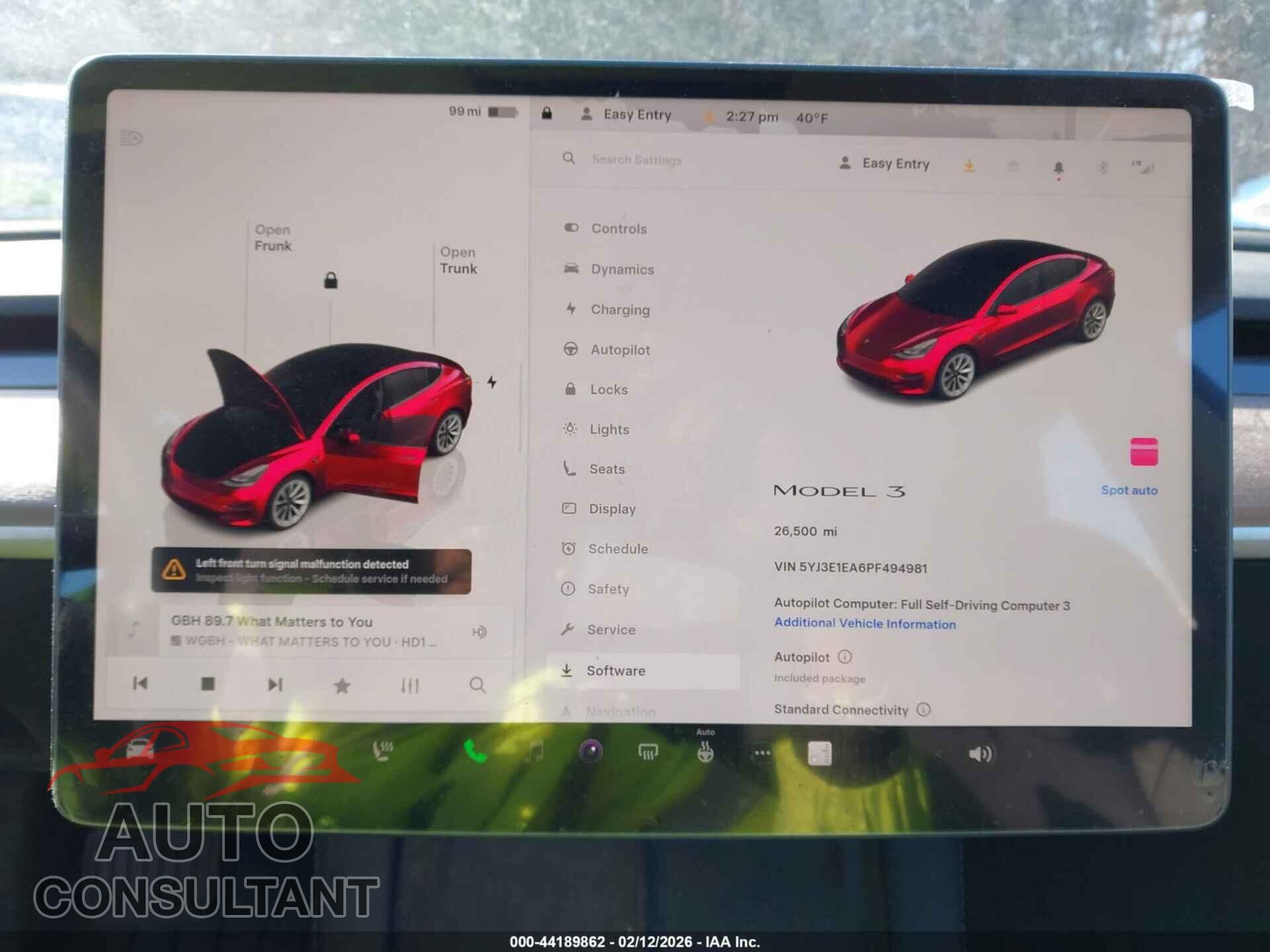 TESLA MODEL 3 2023 - 5YJ3E1EA6PF494981