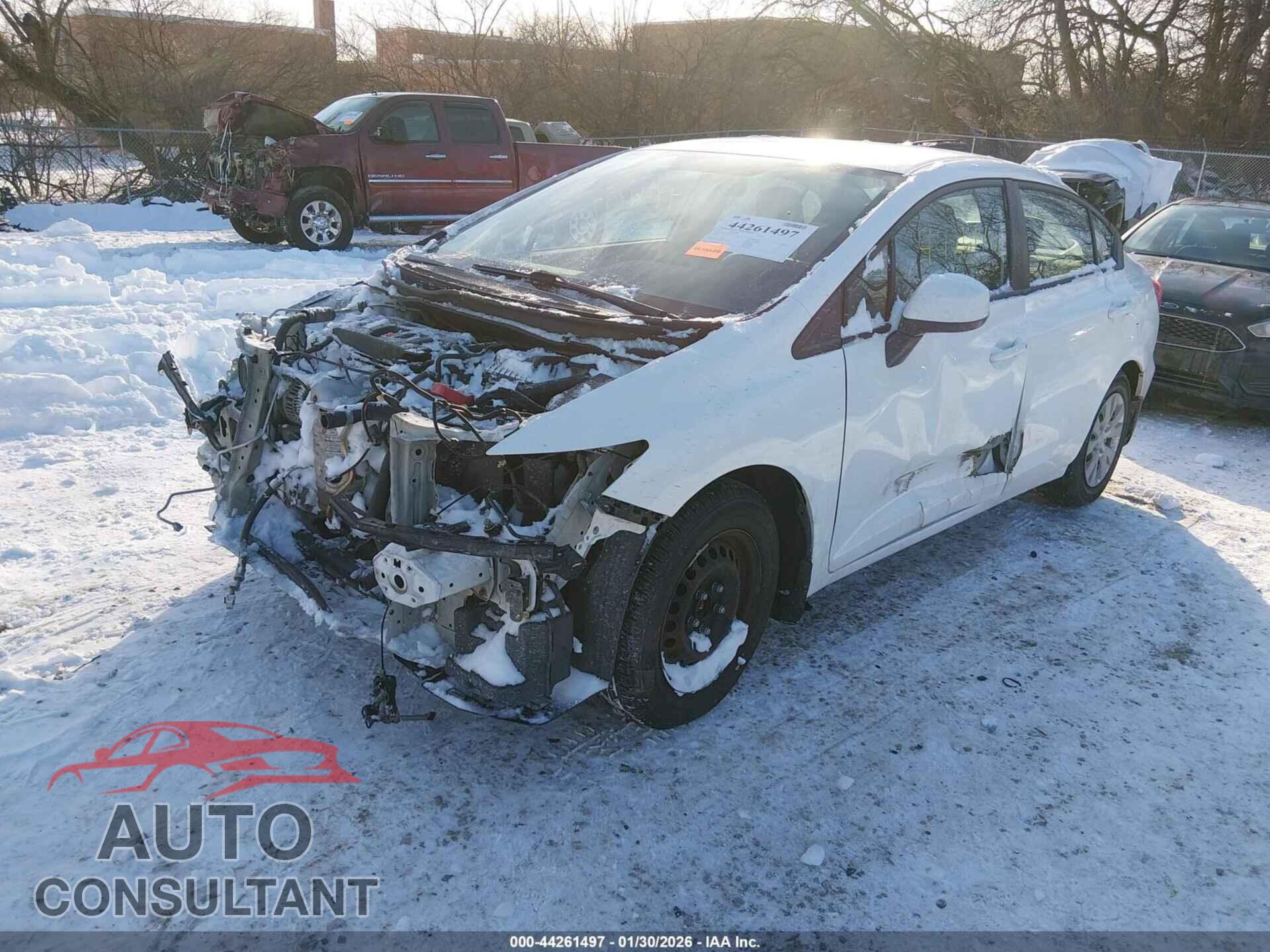 HONDA CIVIC 2012 - 19XFB2F51CE381307