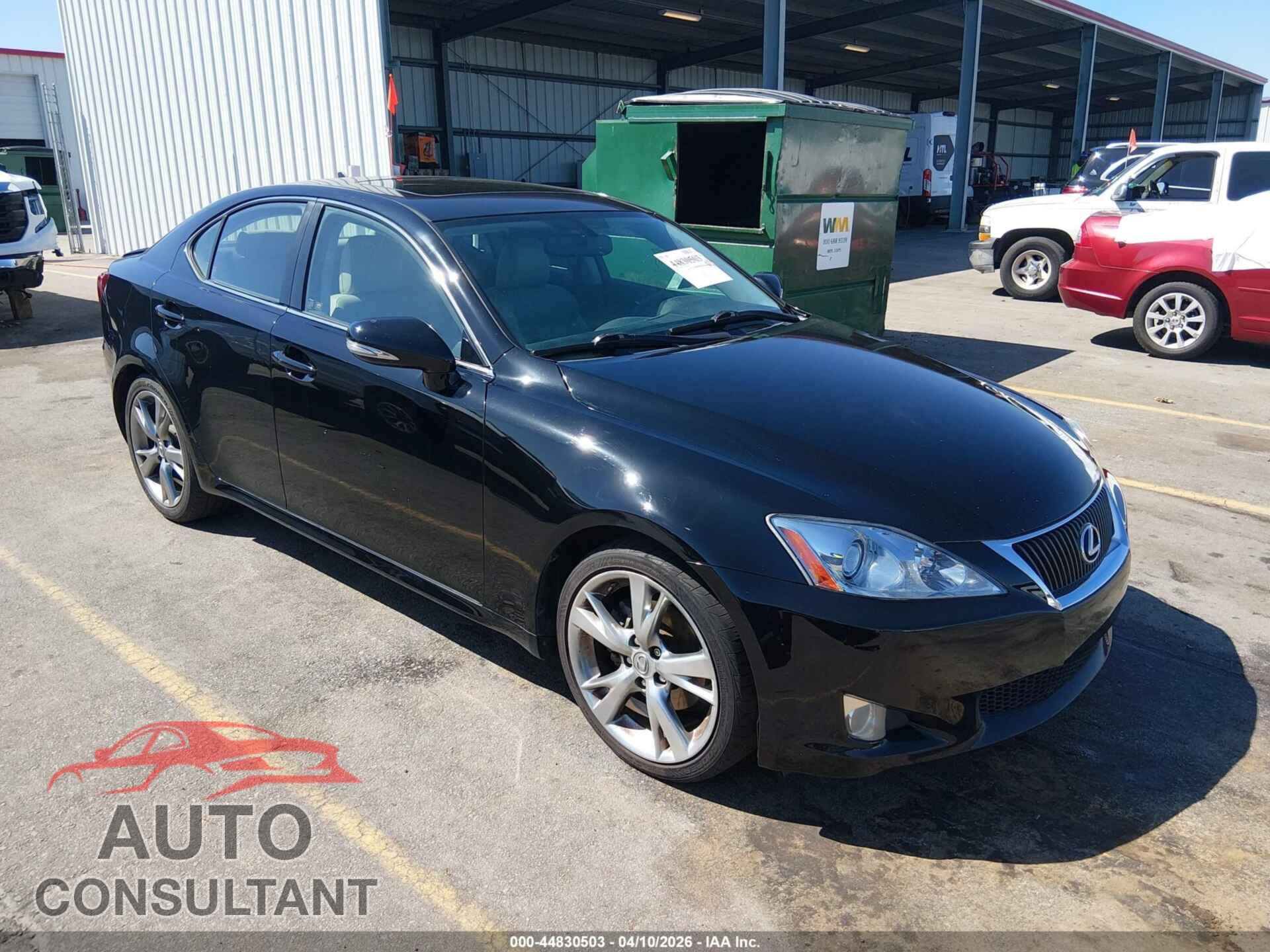 LEXUS IS 250 2010 - JTHBF5C25A5110532