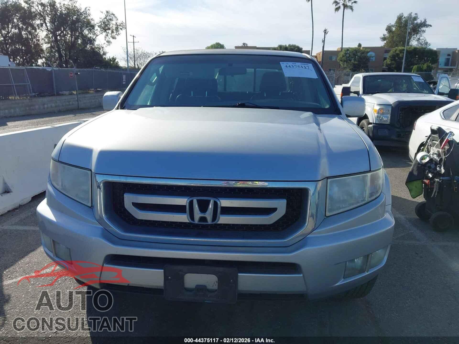HONDA RIDGELINE 2011 - 5FPYK1F55BB009410