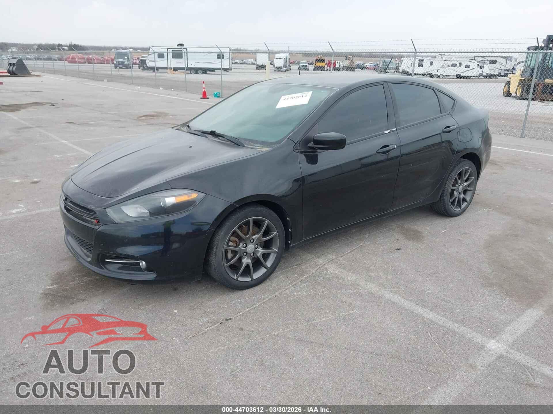 DODGE DART 2013 - 1C3CDFBA2DD123022