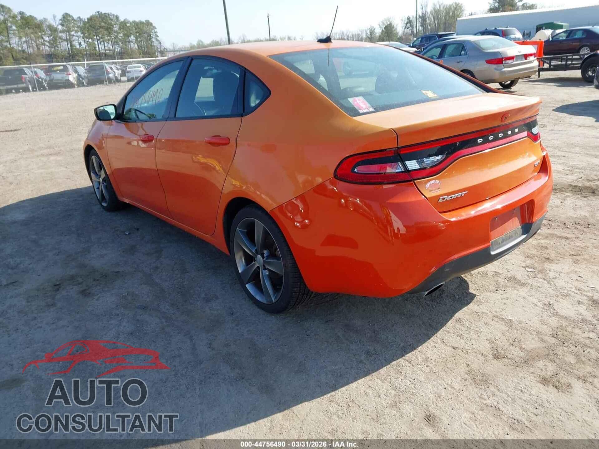DODGE DART 2015 - 1C3CDFEB2FD267144