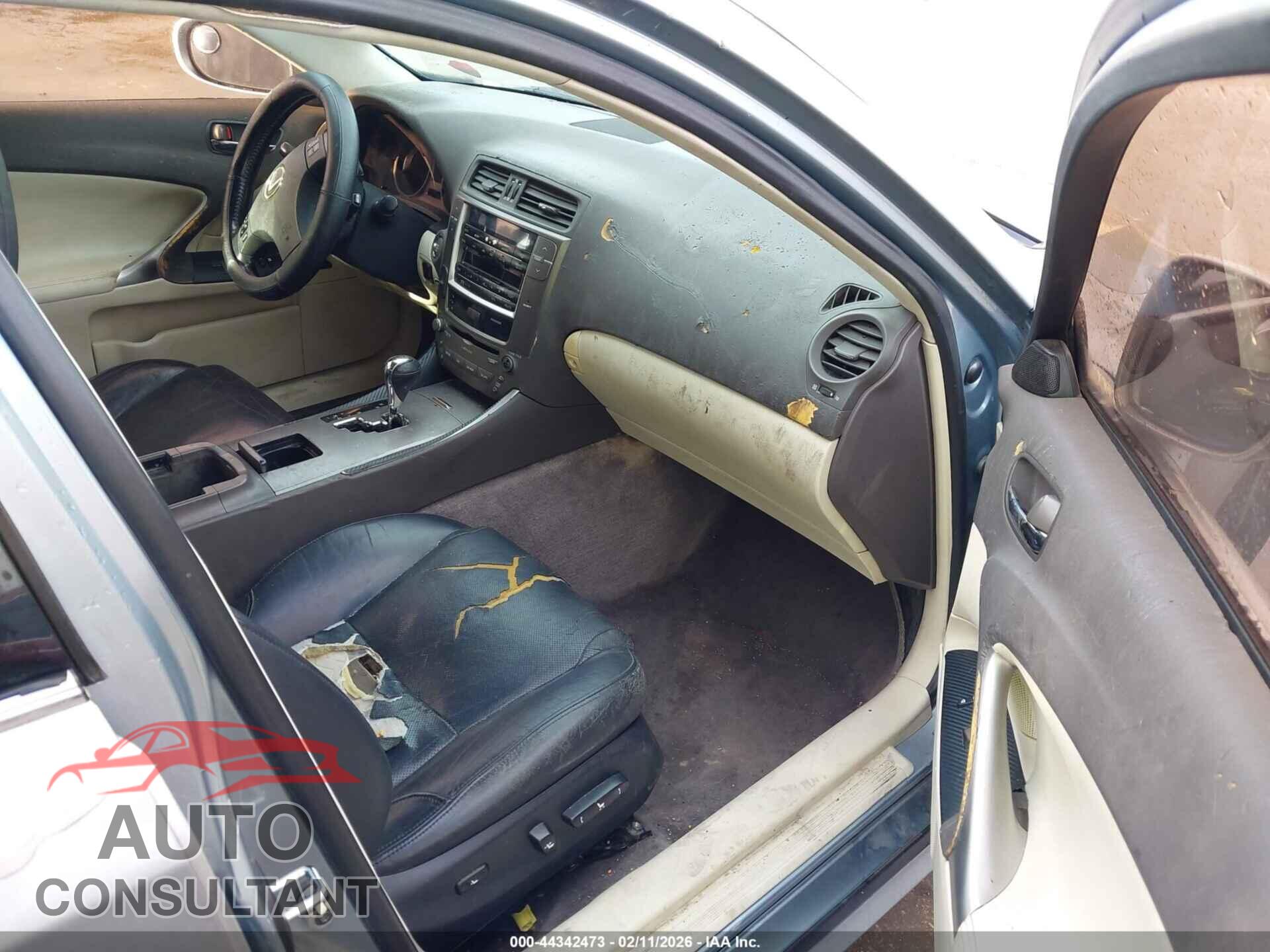 LEXUS IS 250 2010 - JTHBF5C27A5114856